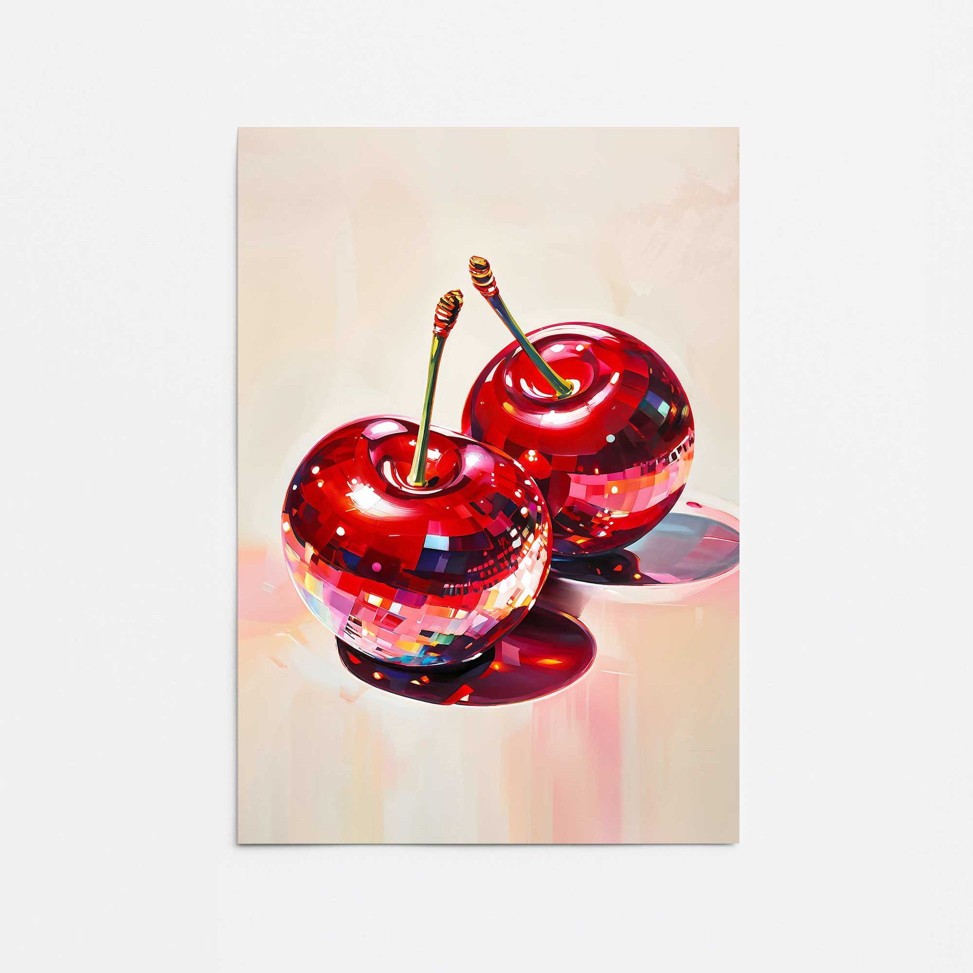 [color:Rolled Print], Picture of close up of art