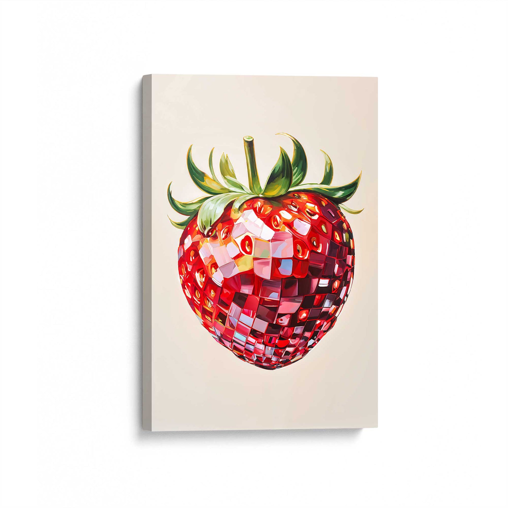[Color:Stretched Canvas], Picture of art at an angle