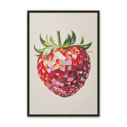 [Color:Satin Black], Picture of art in a Satin Black frame