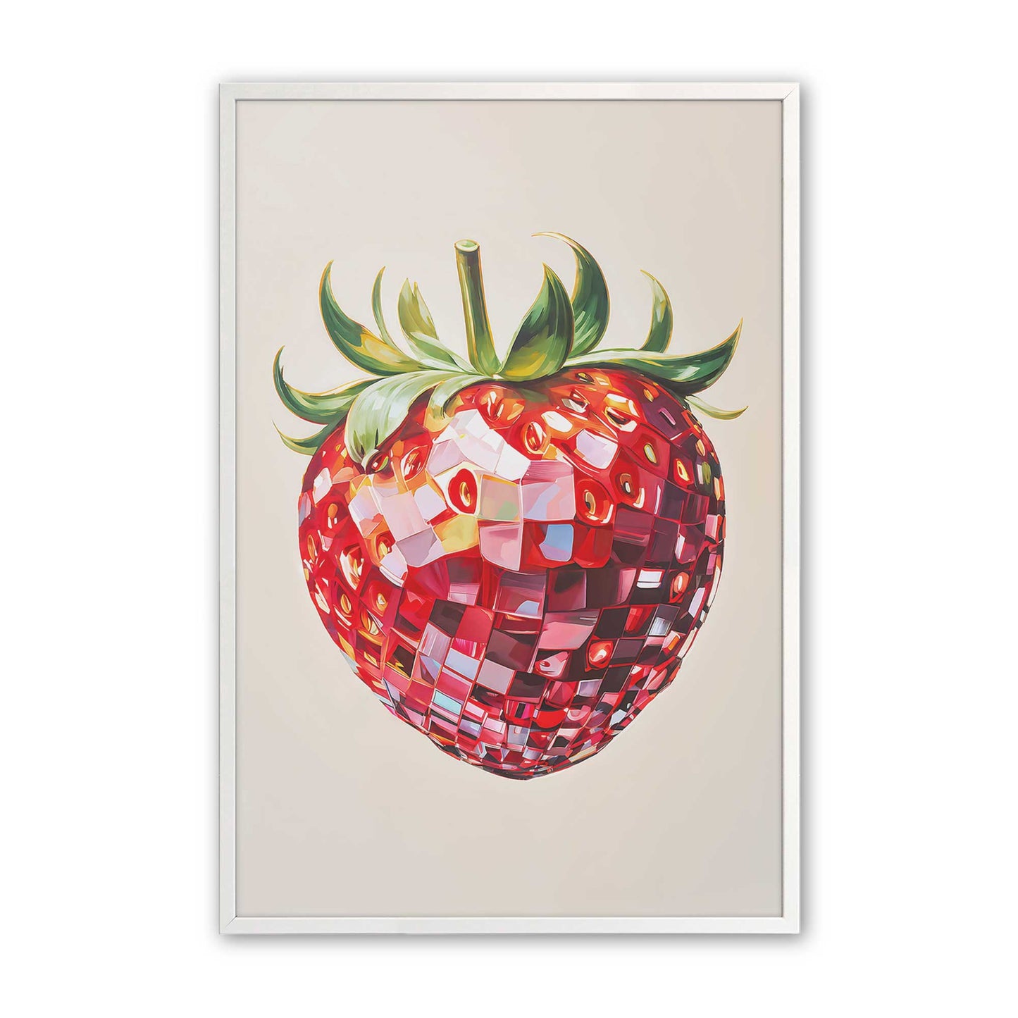 [Color:Opaque White], Picture of art in a Opaque White frame