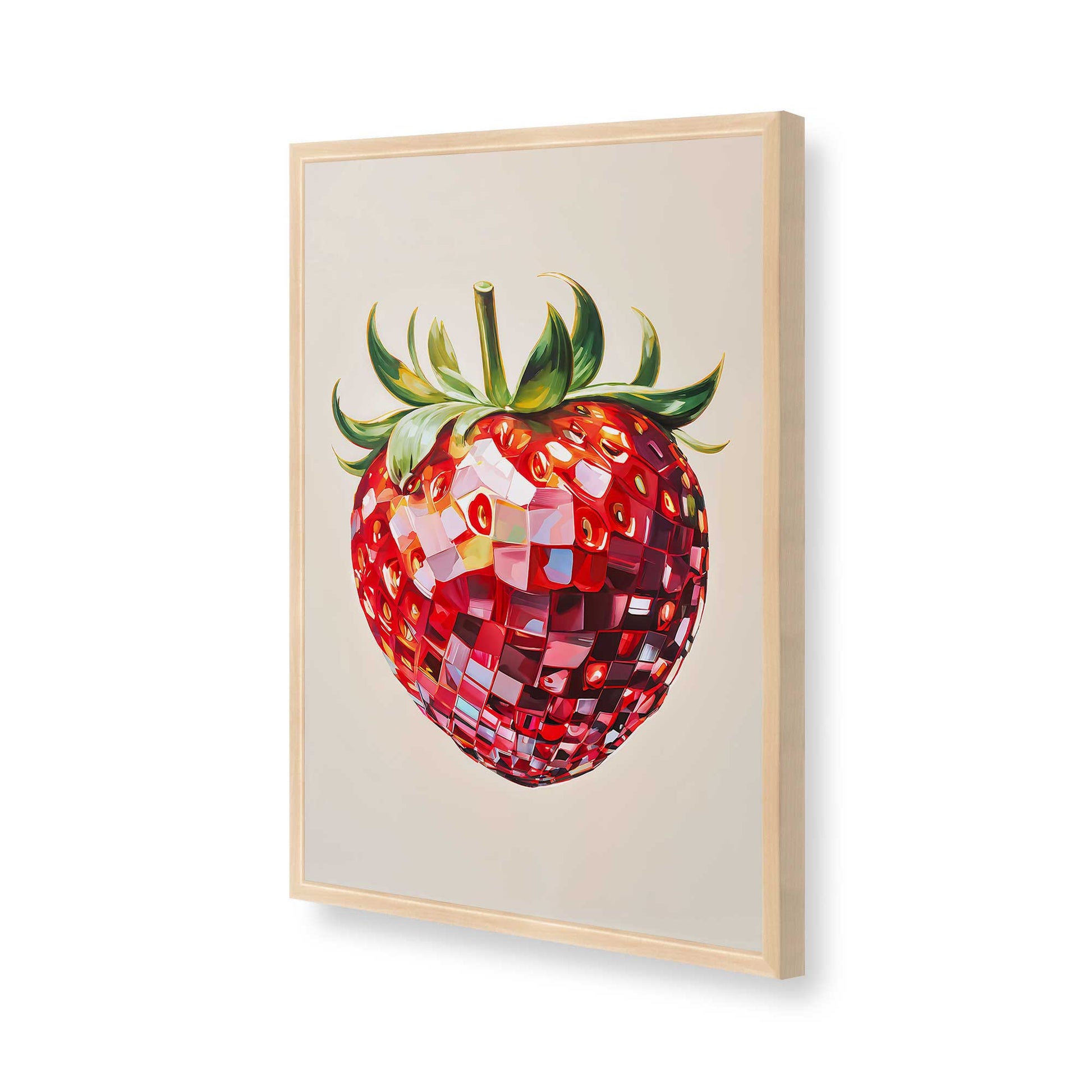 [Color:Raw Maple], Picture of art in a Raw Maple frame of the corner