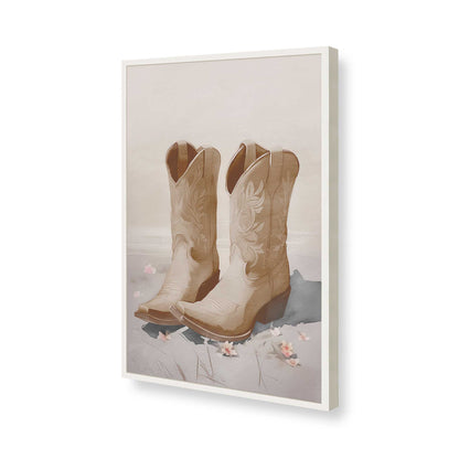 [Color:Opaque White], Picture of art in a Opaque White frame of the corner