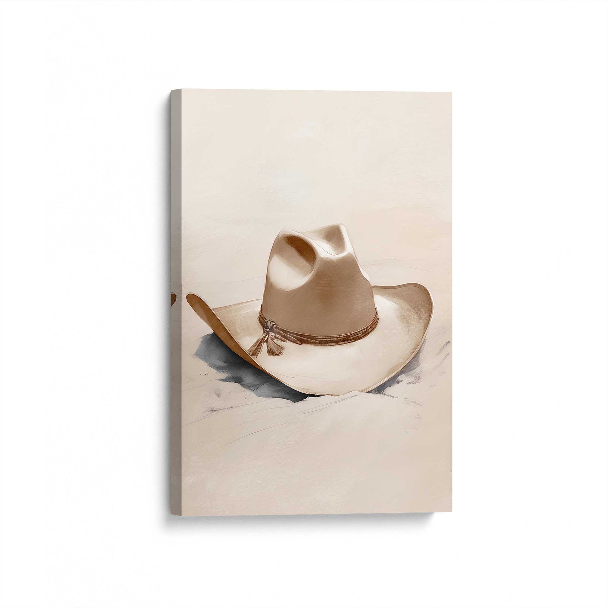 [Color:Stretched Canvas], Picture of art at an angle