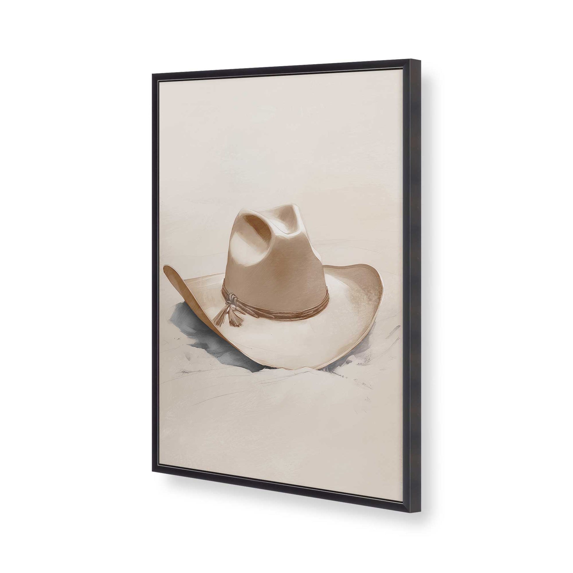 [Color:Weathered Zinc], Picture of art in a Weathered Zinc frame of the corner