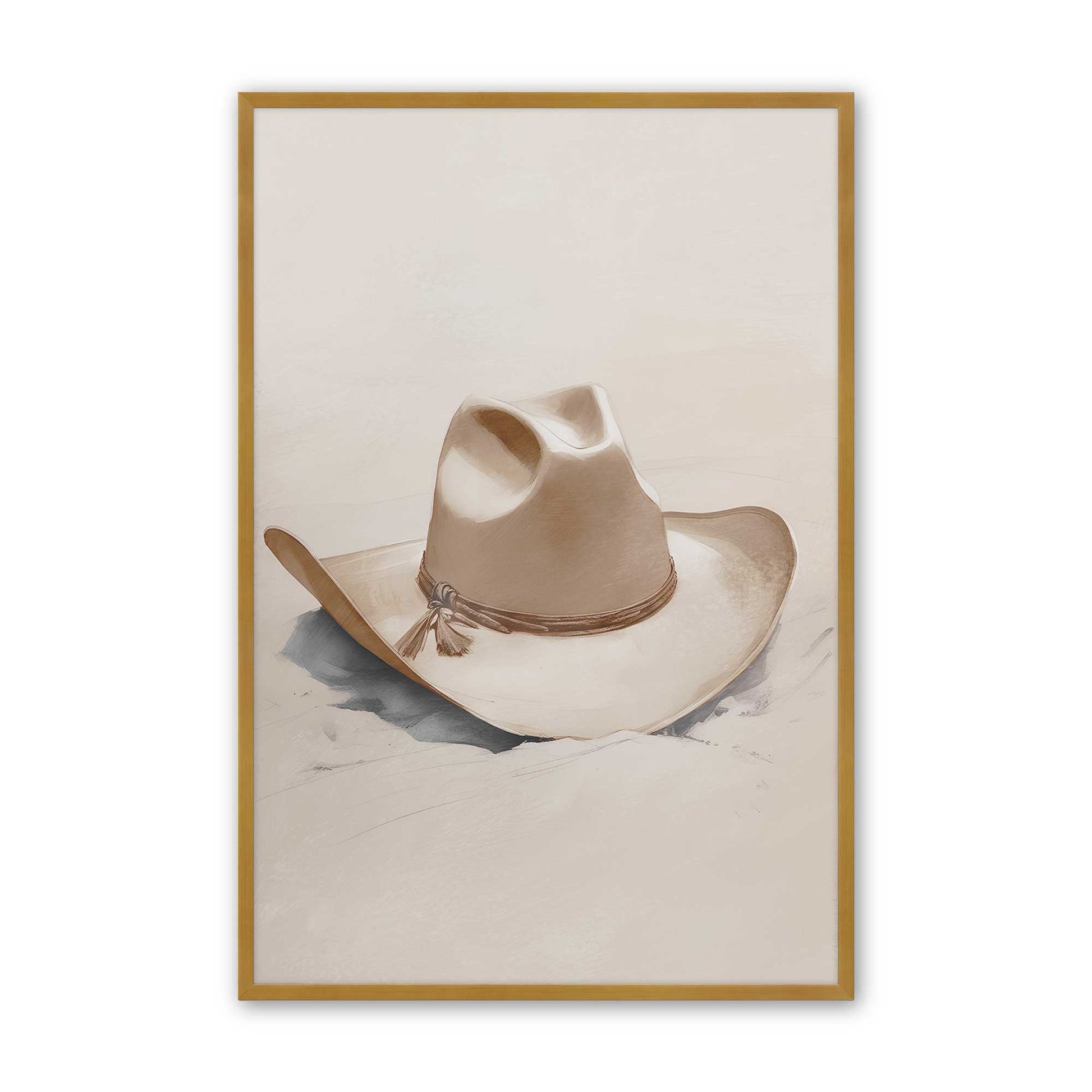 [Color:Polished Gold], Picture of art in a Polished Gold frame