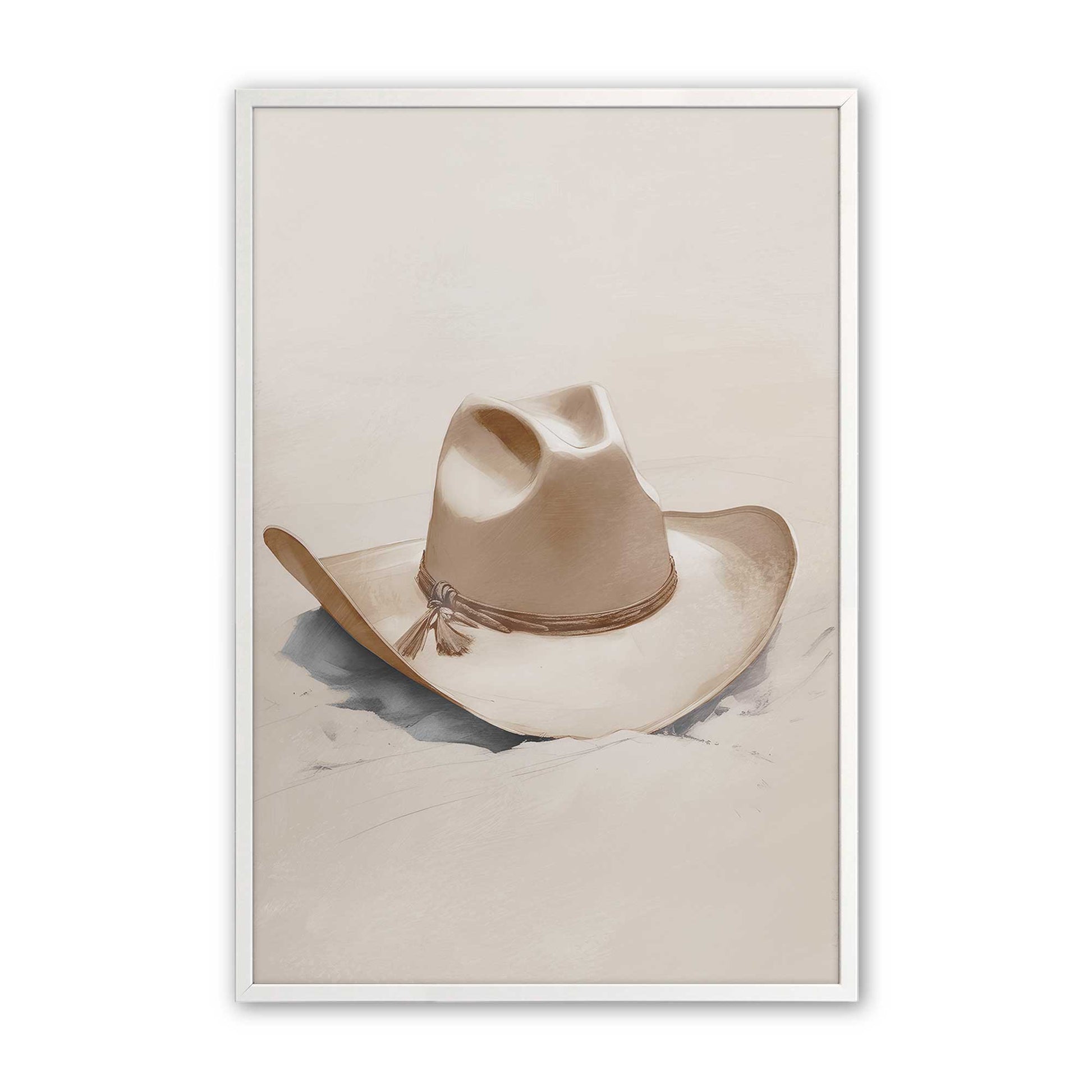 [Color:Opaque White], Picture of art in a Opaque White frame