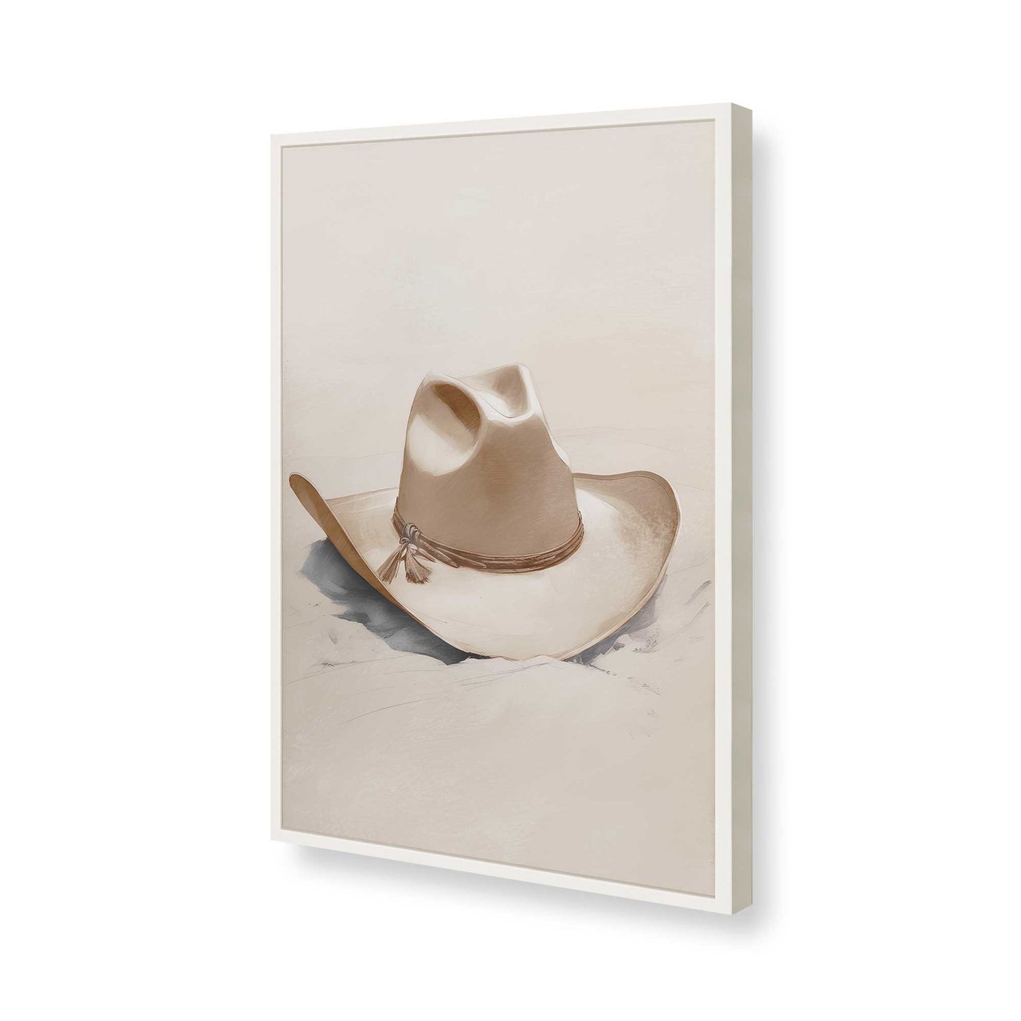 [Color:Opaque White], Picture of art in a Opaque White frame of the corner