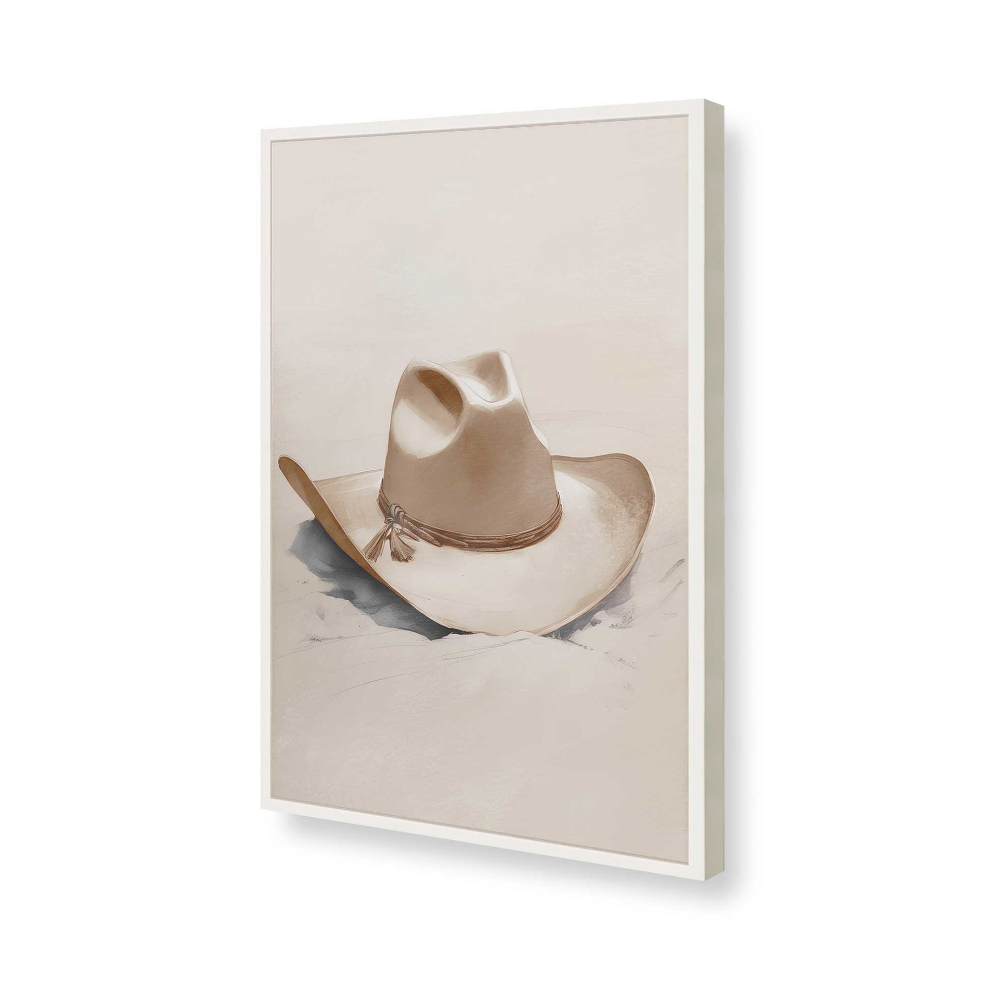 [Color:Opaque White], Picture of art in a Opaque White frame of the corner