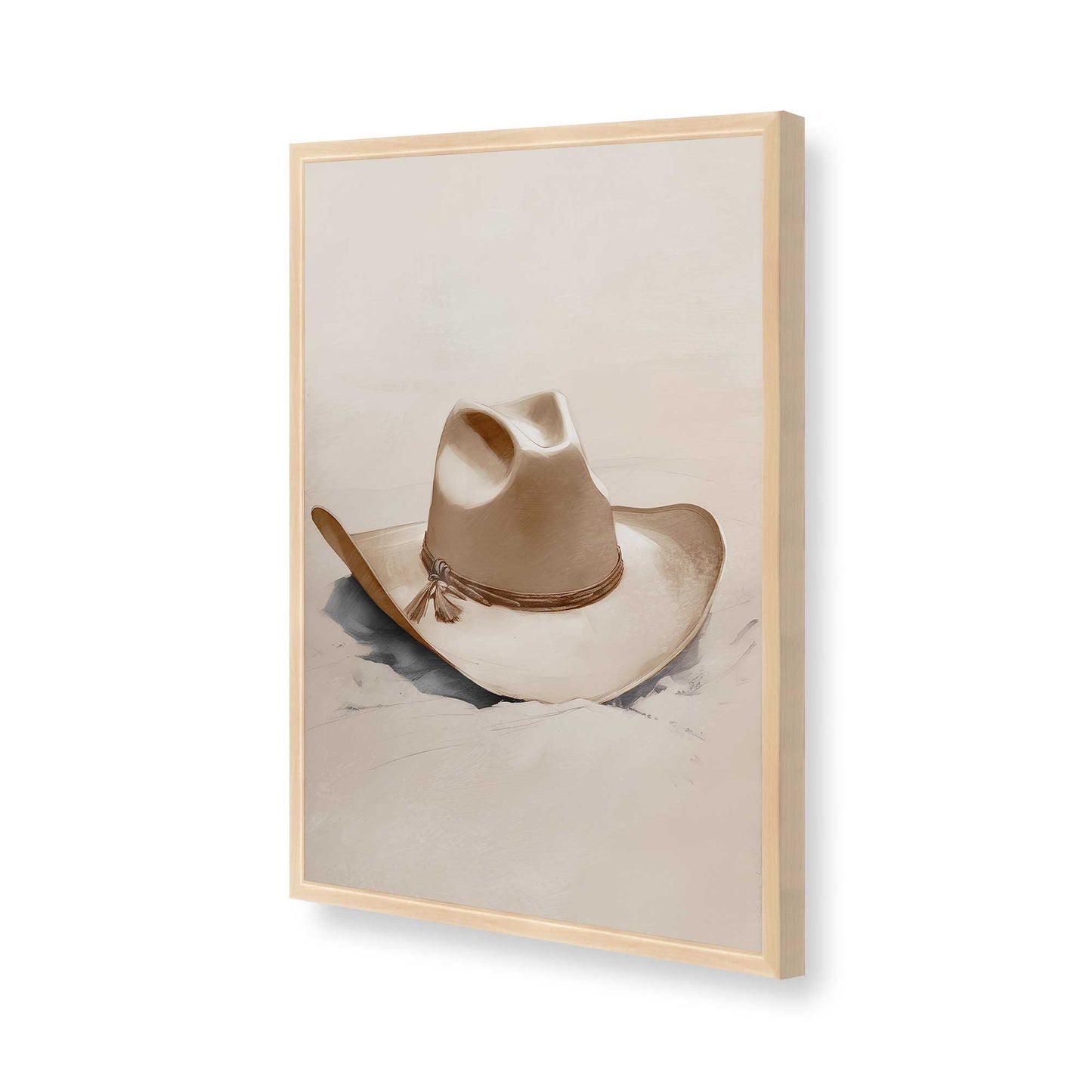 [Color:Raw Maple], Picture of art in a Raw Maple frame of the corner