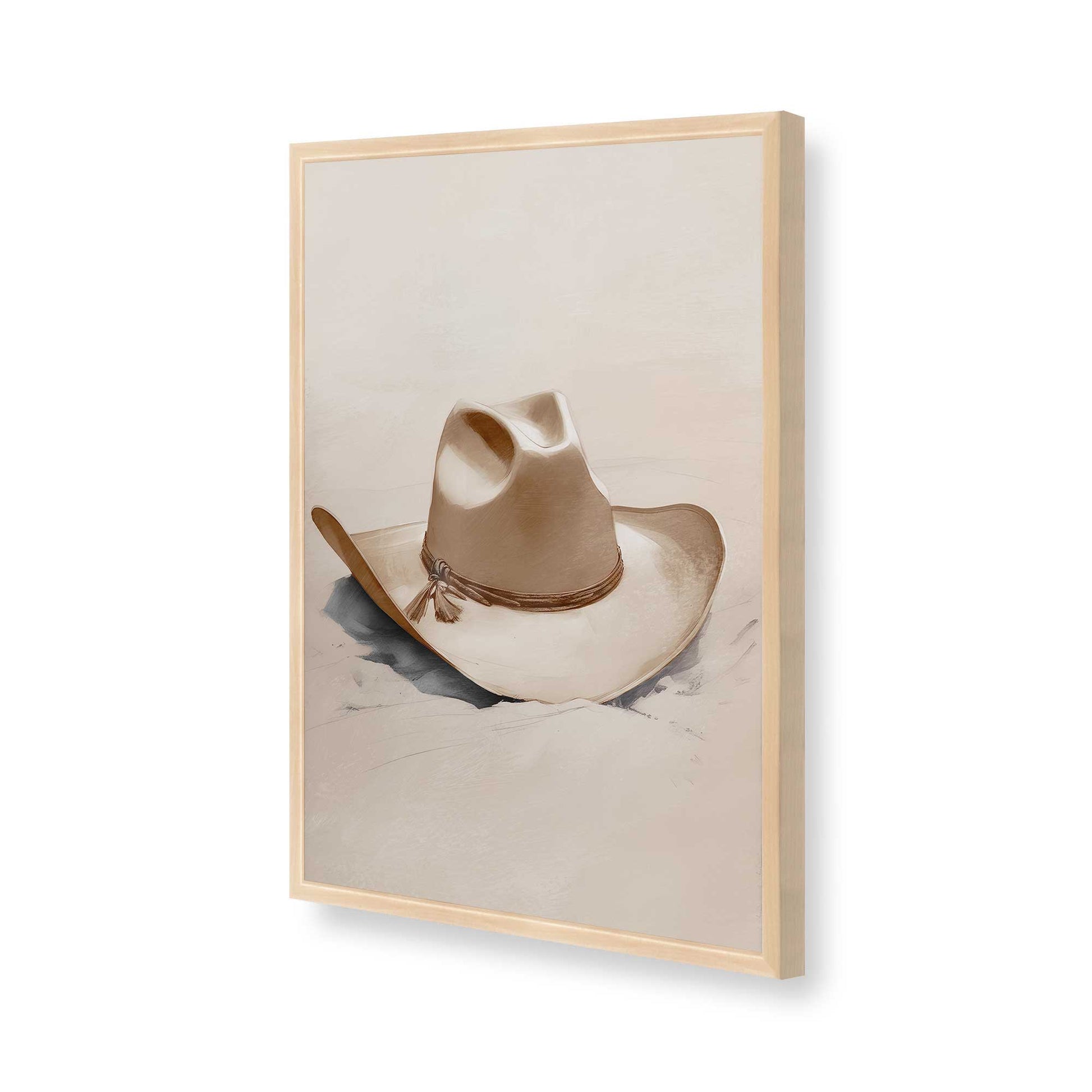 [Color:Raw Maple], Picture of art in a Raw Maple frame of the corner