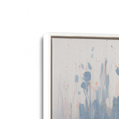 [Color:Opaque White], Picture of art in a White frame at an angle