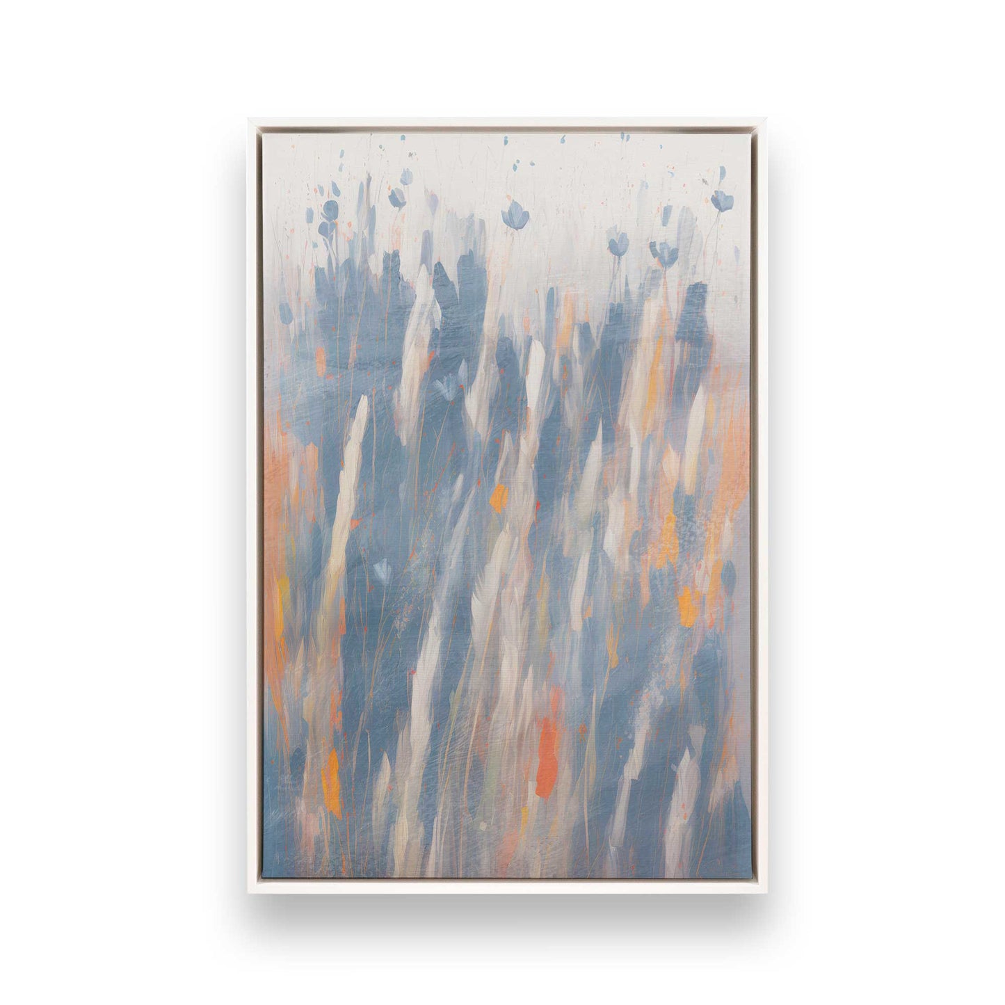 [Color:Opaque White], Picture of art in a White frame