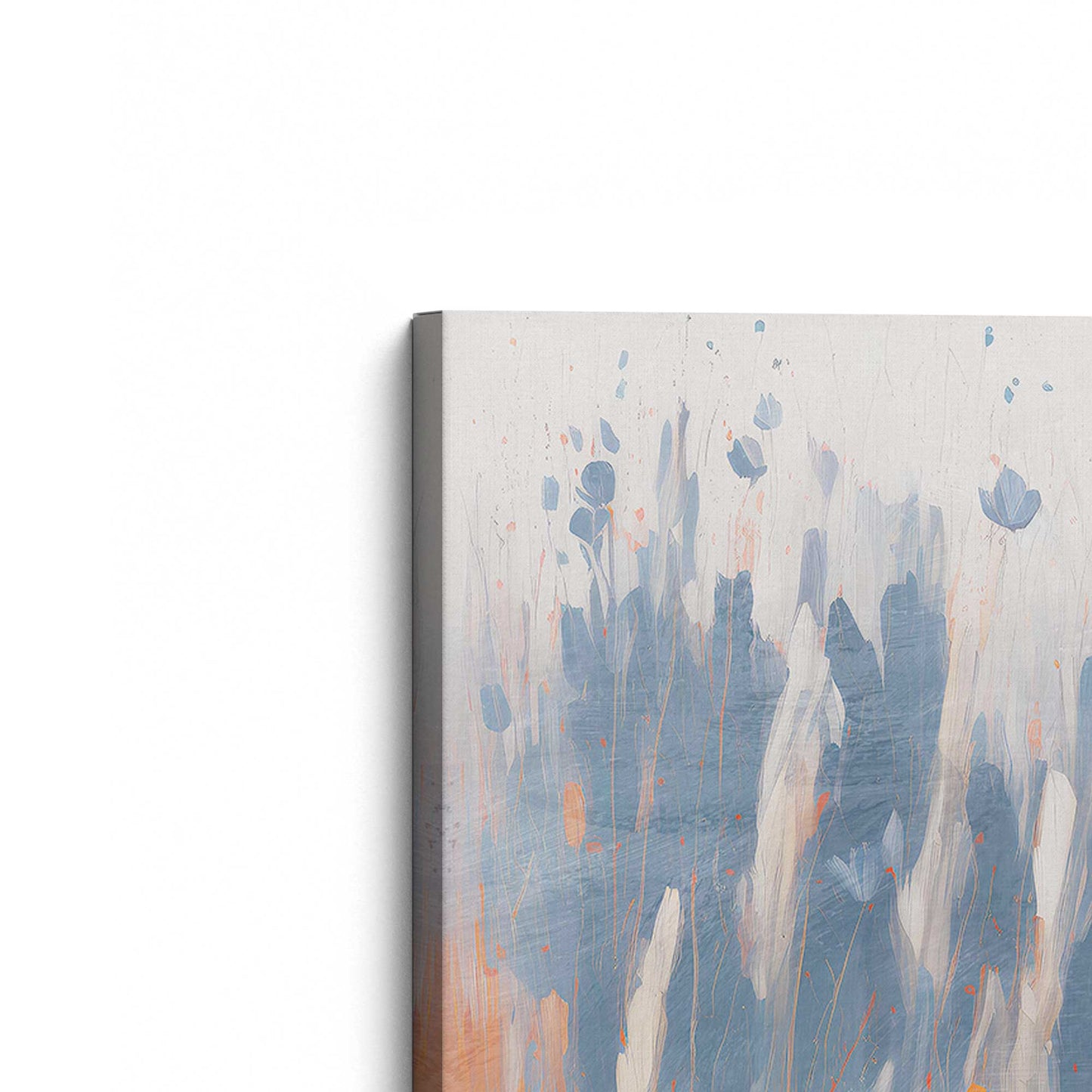 [Color:Stretched Canvas], Picture of the corner of the art