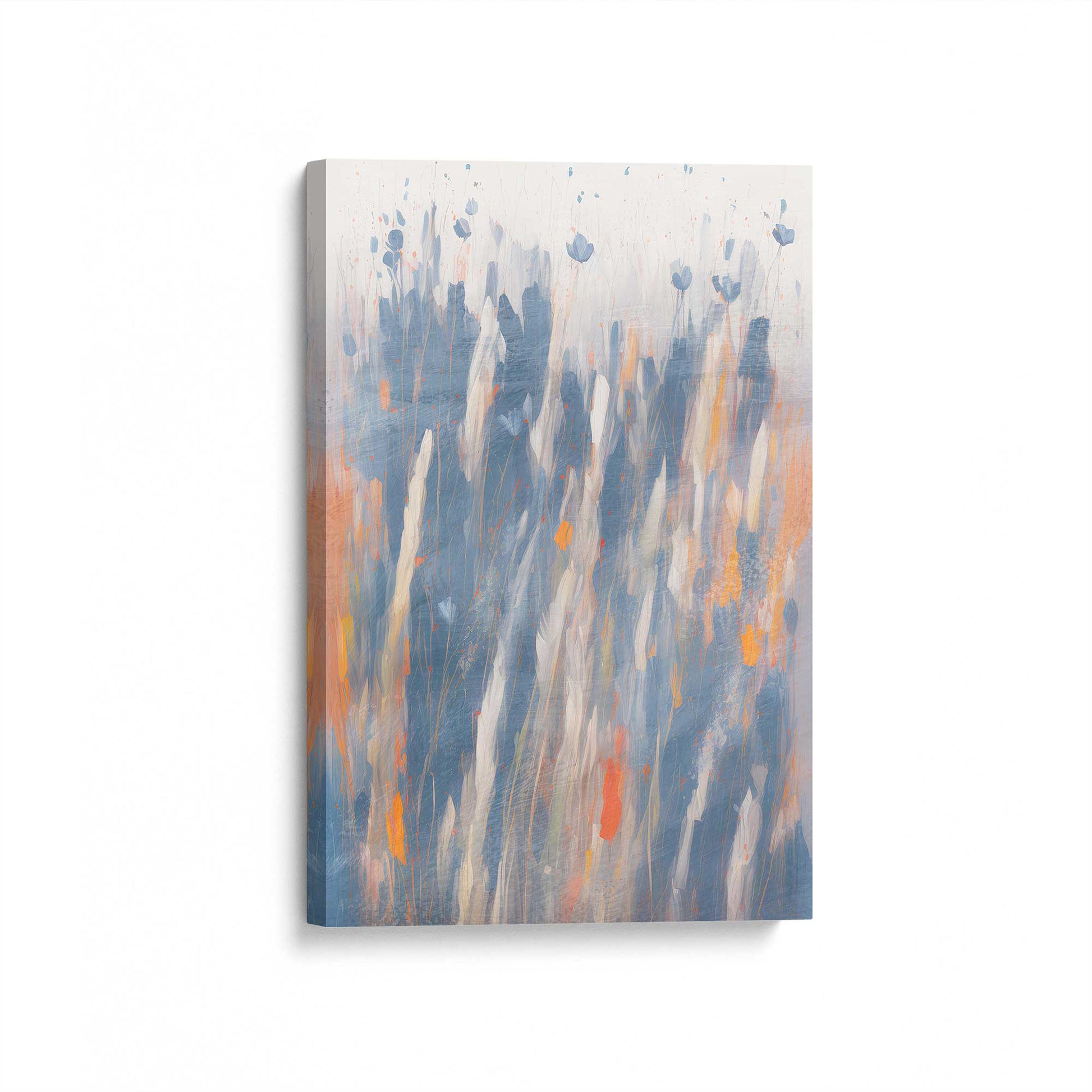 [Color:Stretched Canvas], Picture of art at an angle