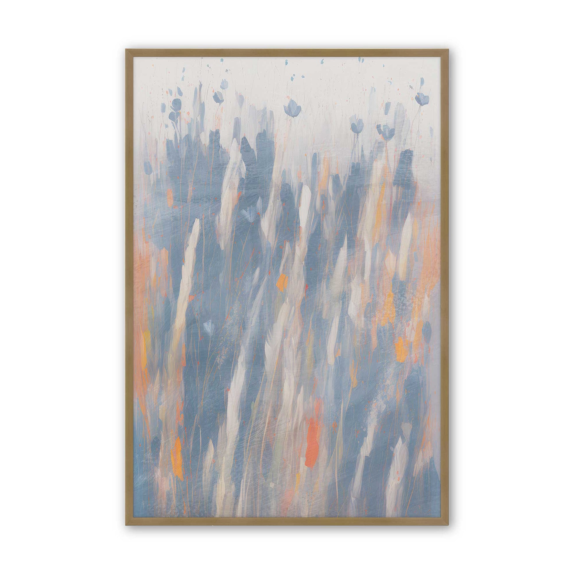 [Color:Brushed Gold], Picture of art in a Brushed Gold frame
