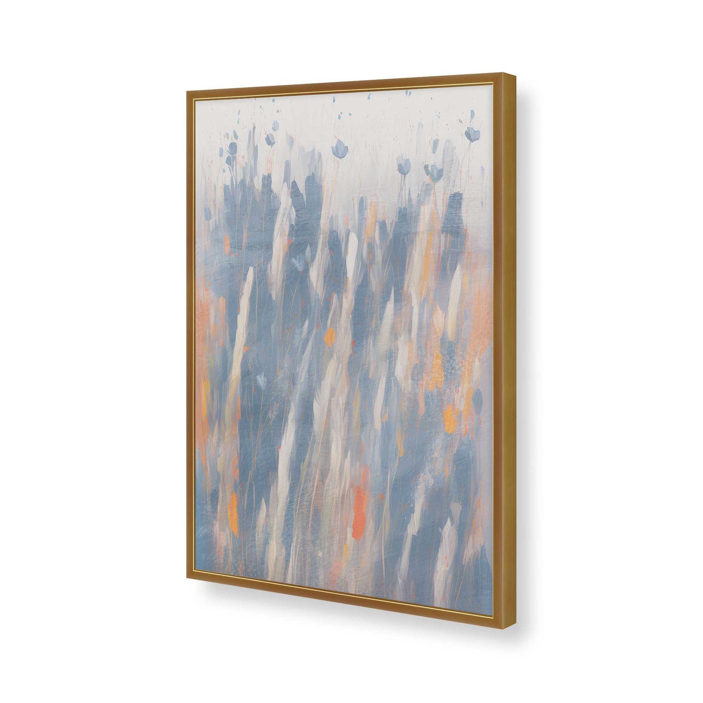 [Color:Polished Gold], Picture of art in a Polished Gold frame of the corner