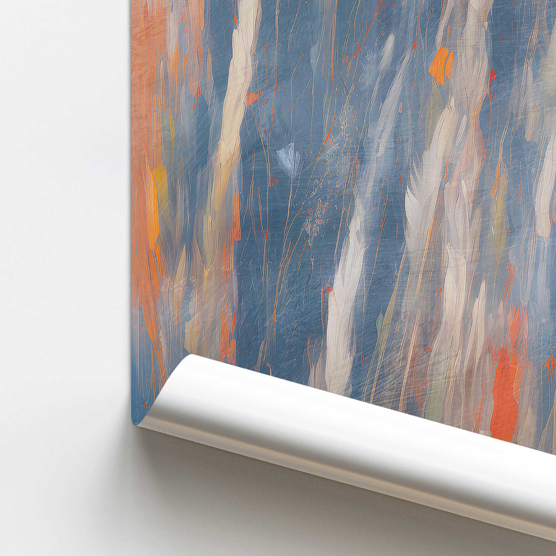 [color:Rolled Print], Picture of close up of art