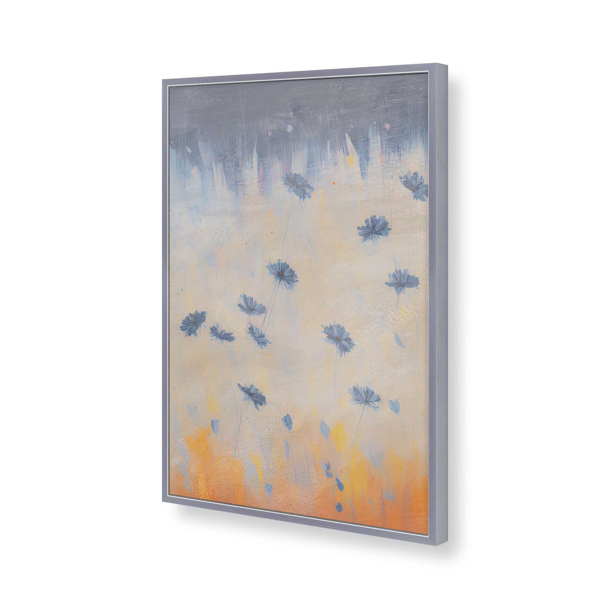 [Color:Polished Chrome], Picture of art in a Polished Chrome frame of the corner