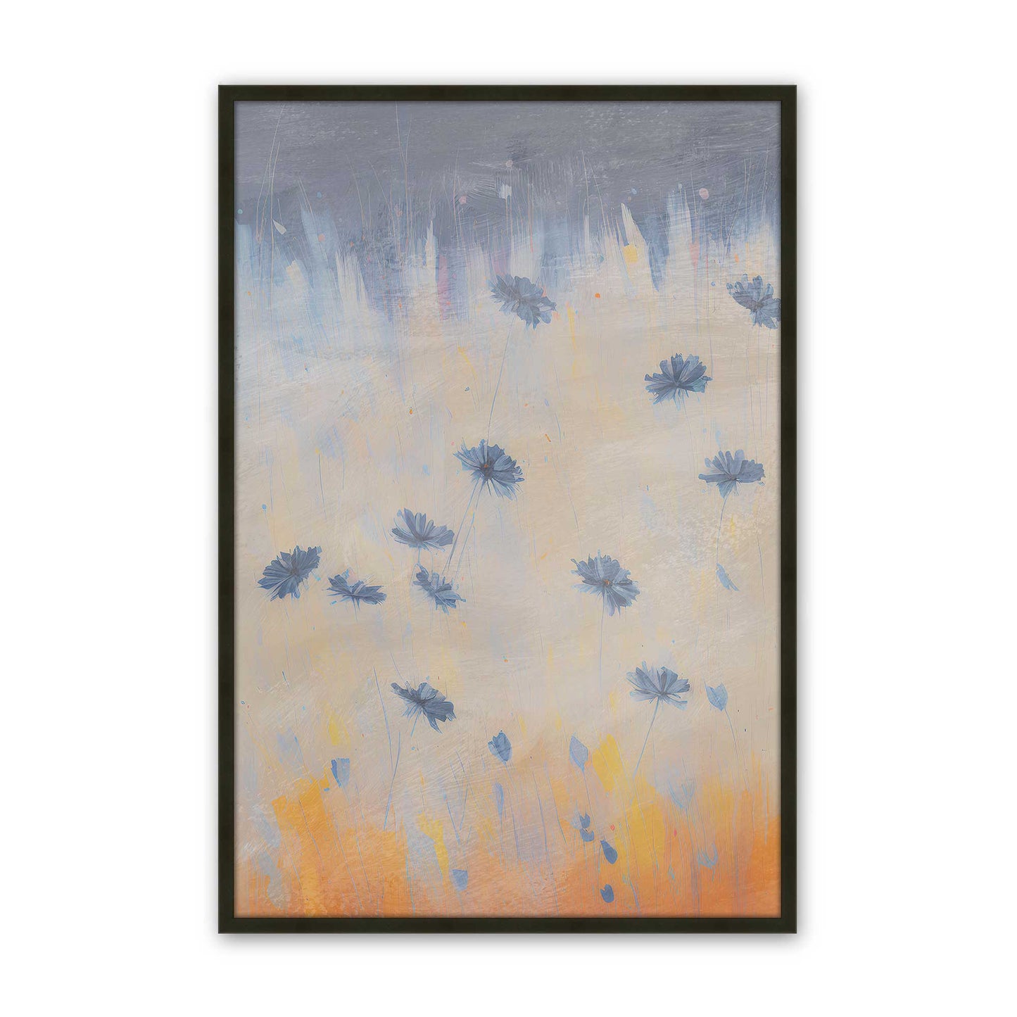 [Color:Satin Black], Picture of art in a Satin Black frame