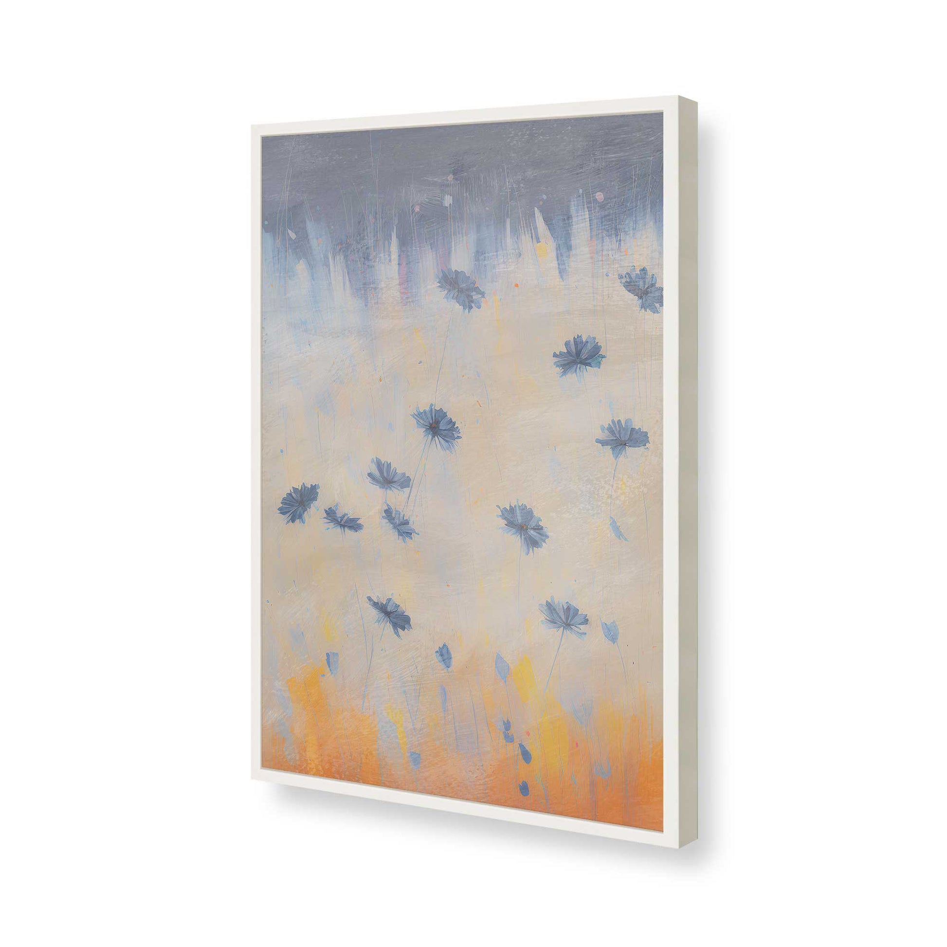 [Color:Opaque White], Picture of art in a Opaque White frame of the corner