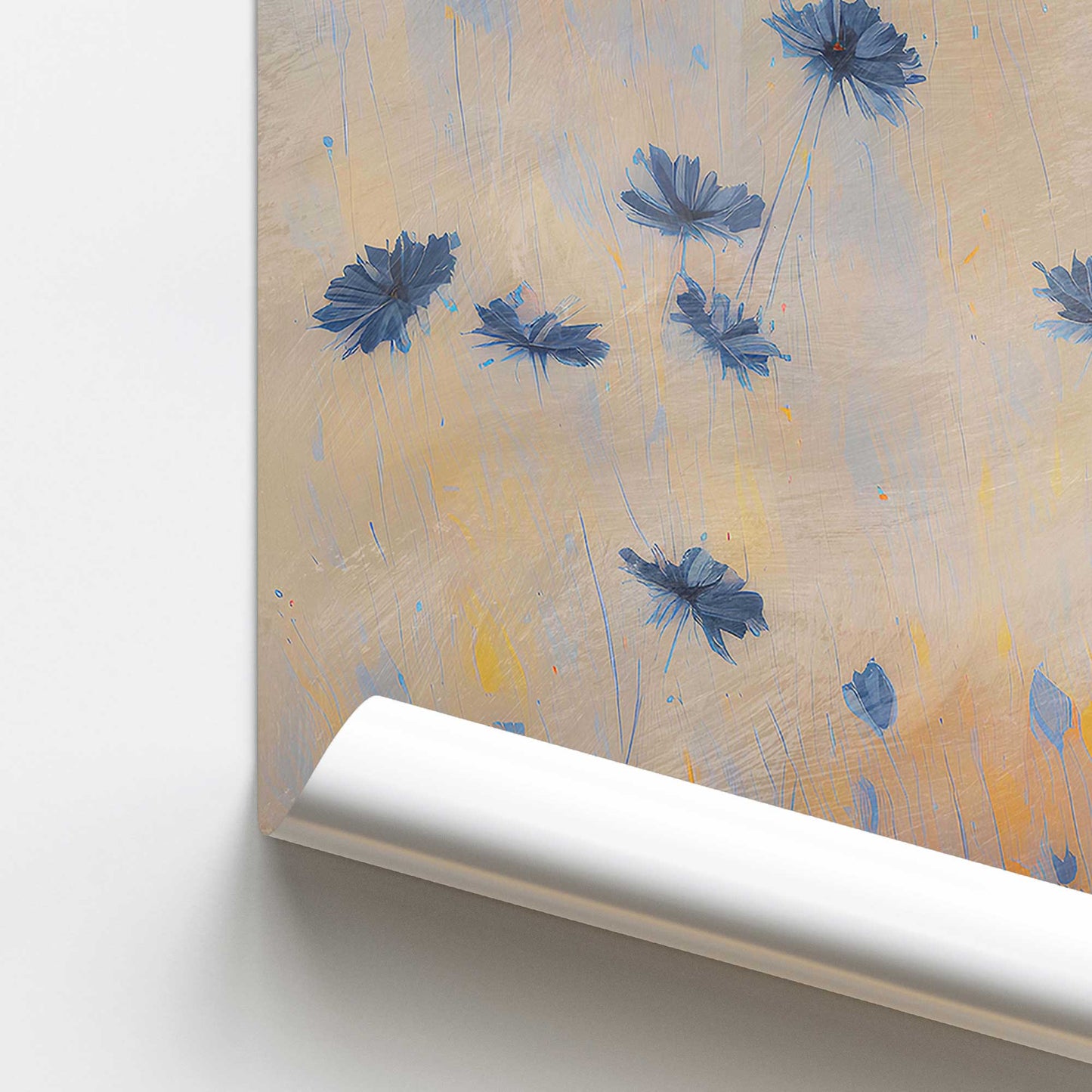 [color:Rolled Print], Picture of close up of art