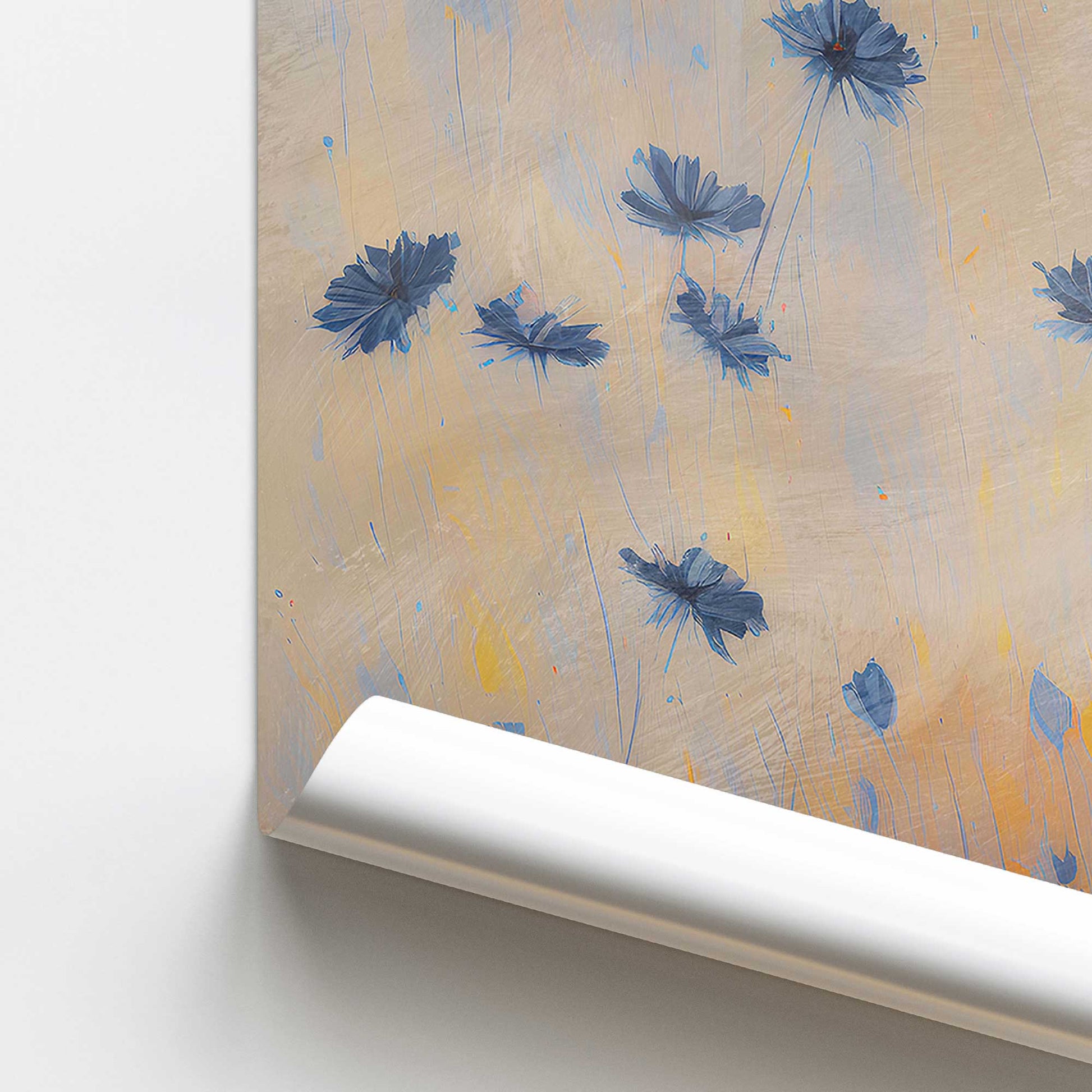 [color:Rolled Print], Picture of close up of art