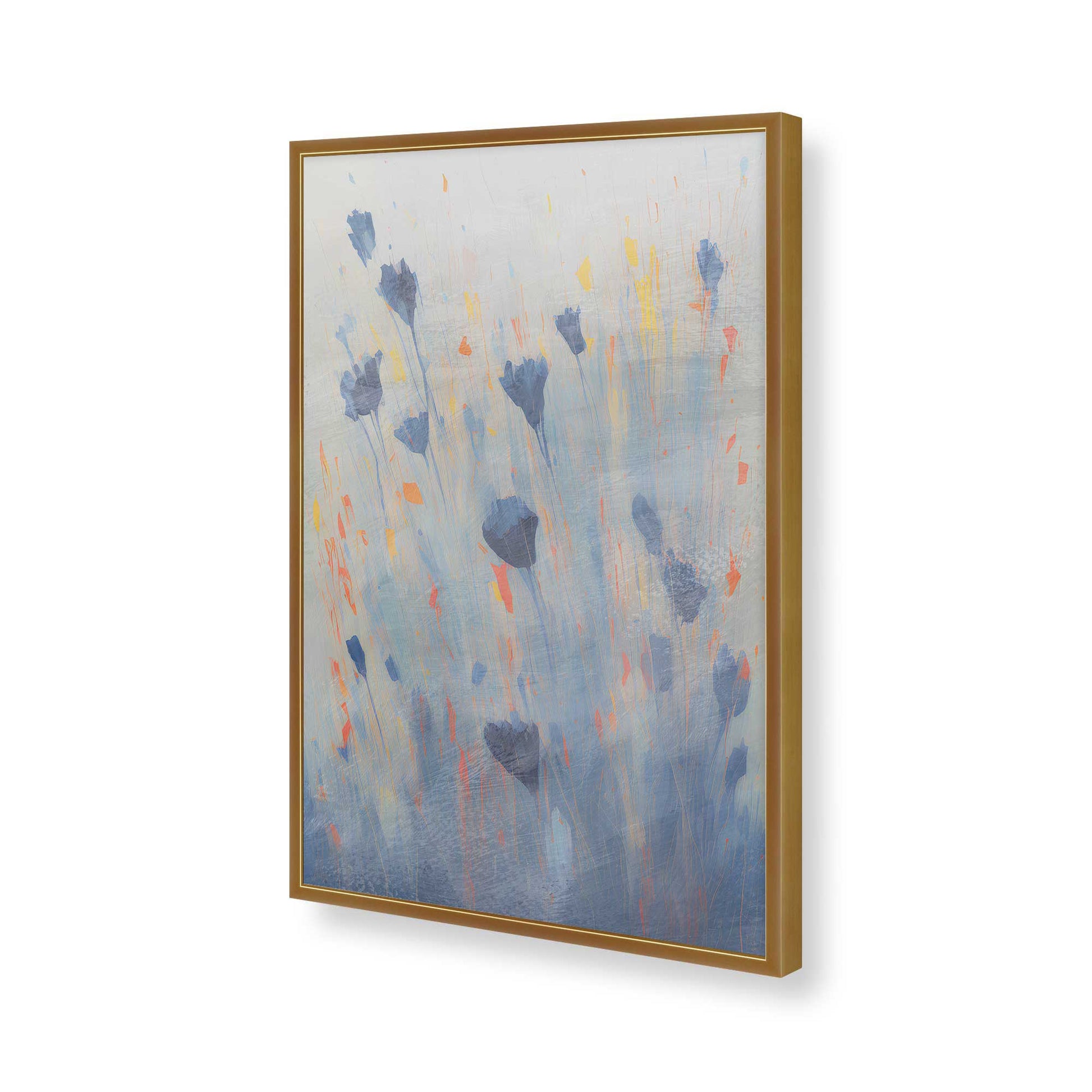 [Color:Polished Gold], Picture of art in a Polished Gold frame of the corner