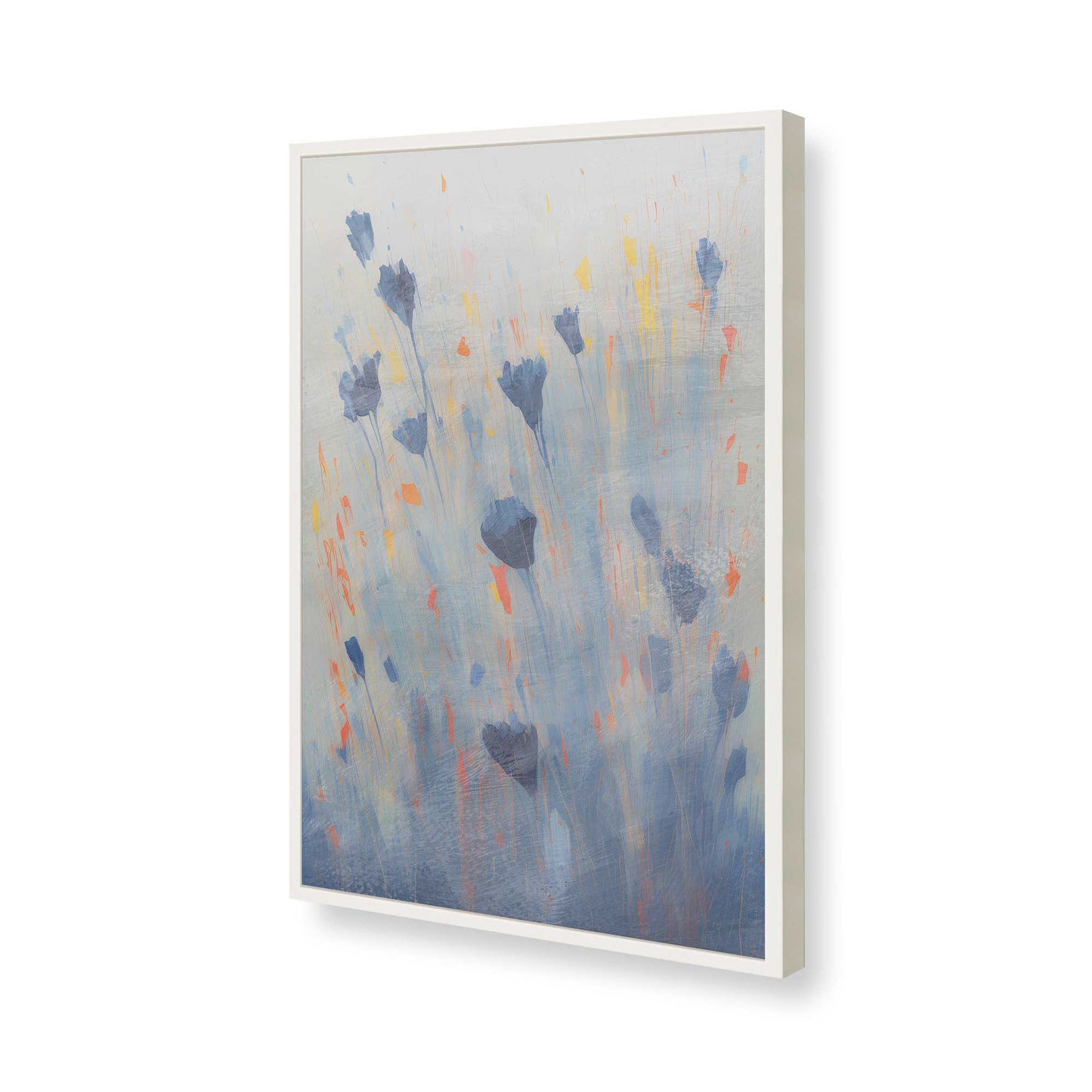 [Color:Opaque White], Picture of art in a Opaque White frame of the corner