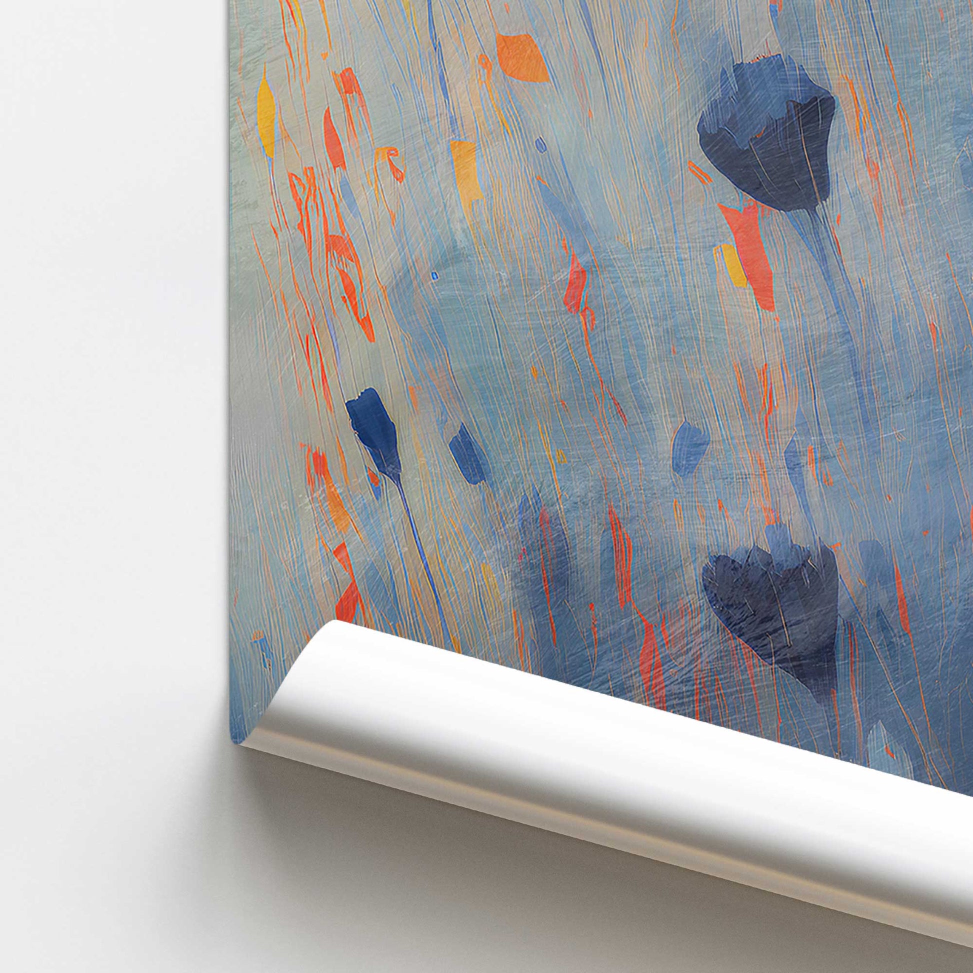 [color:Rolled Print], Picture of close up of art