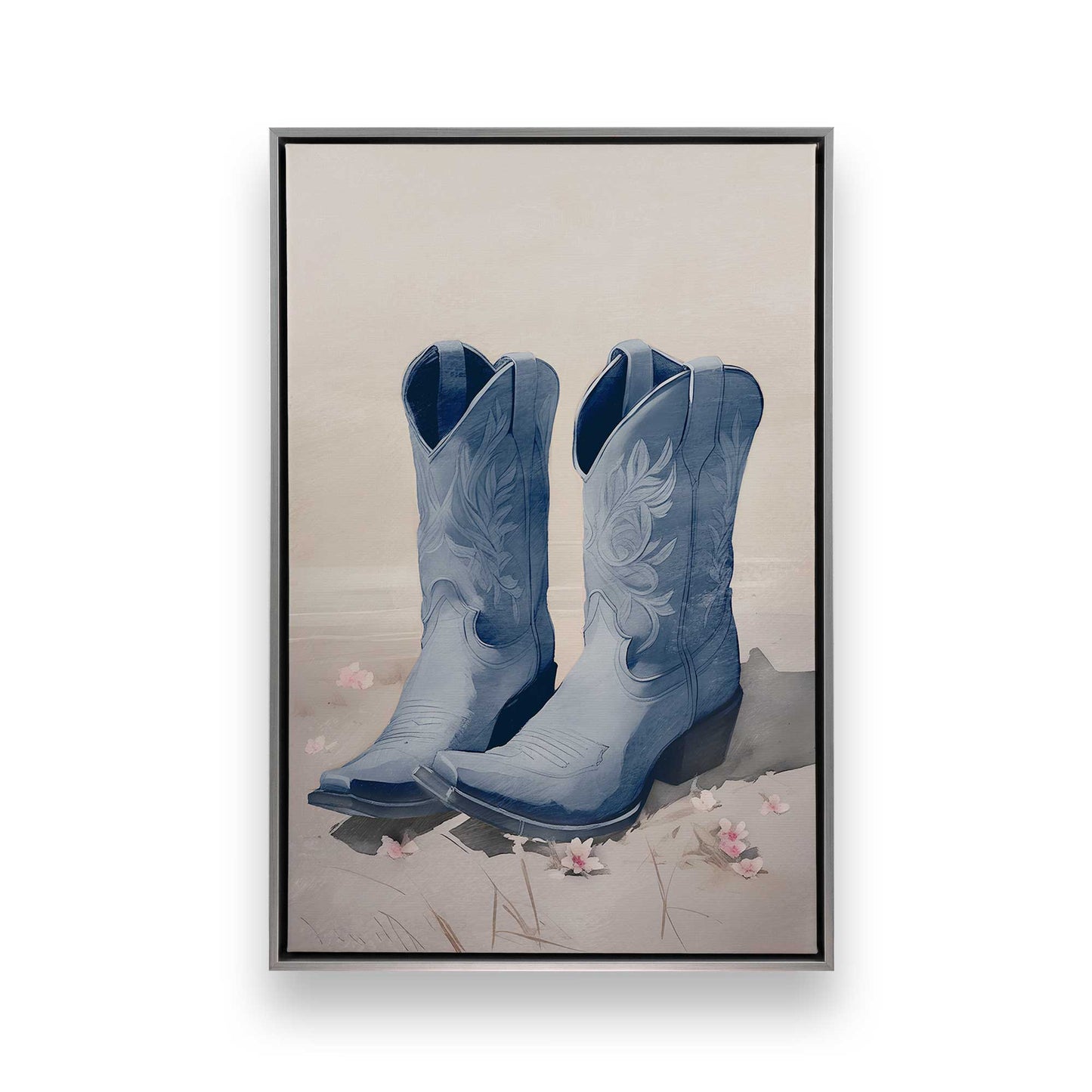 [Color:Polished Chrome], Picture of art in a Polished Chrome frame
