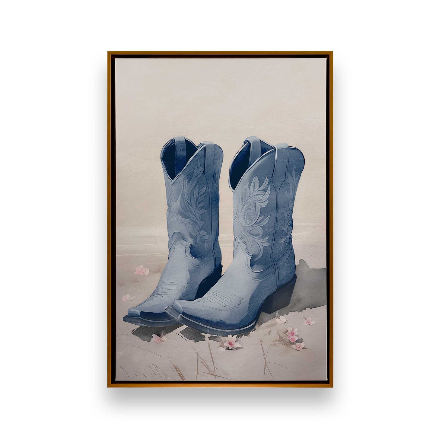[Color:Polished Gold], Picture of art in a Polished Gold frame