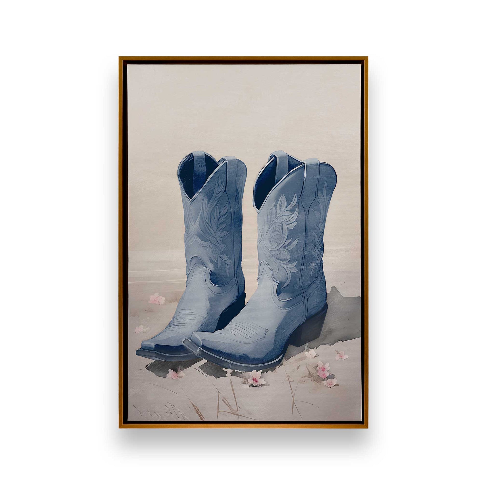 [Color:Polished Gold], Picture of art in a Polished Gold frame