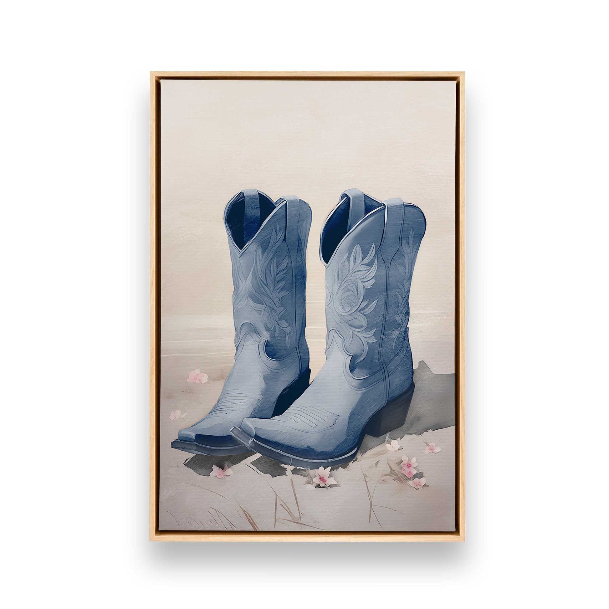 [Color:American Maple], Picture of art in a American Maple frame