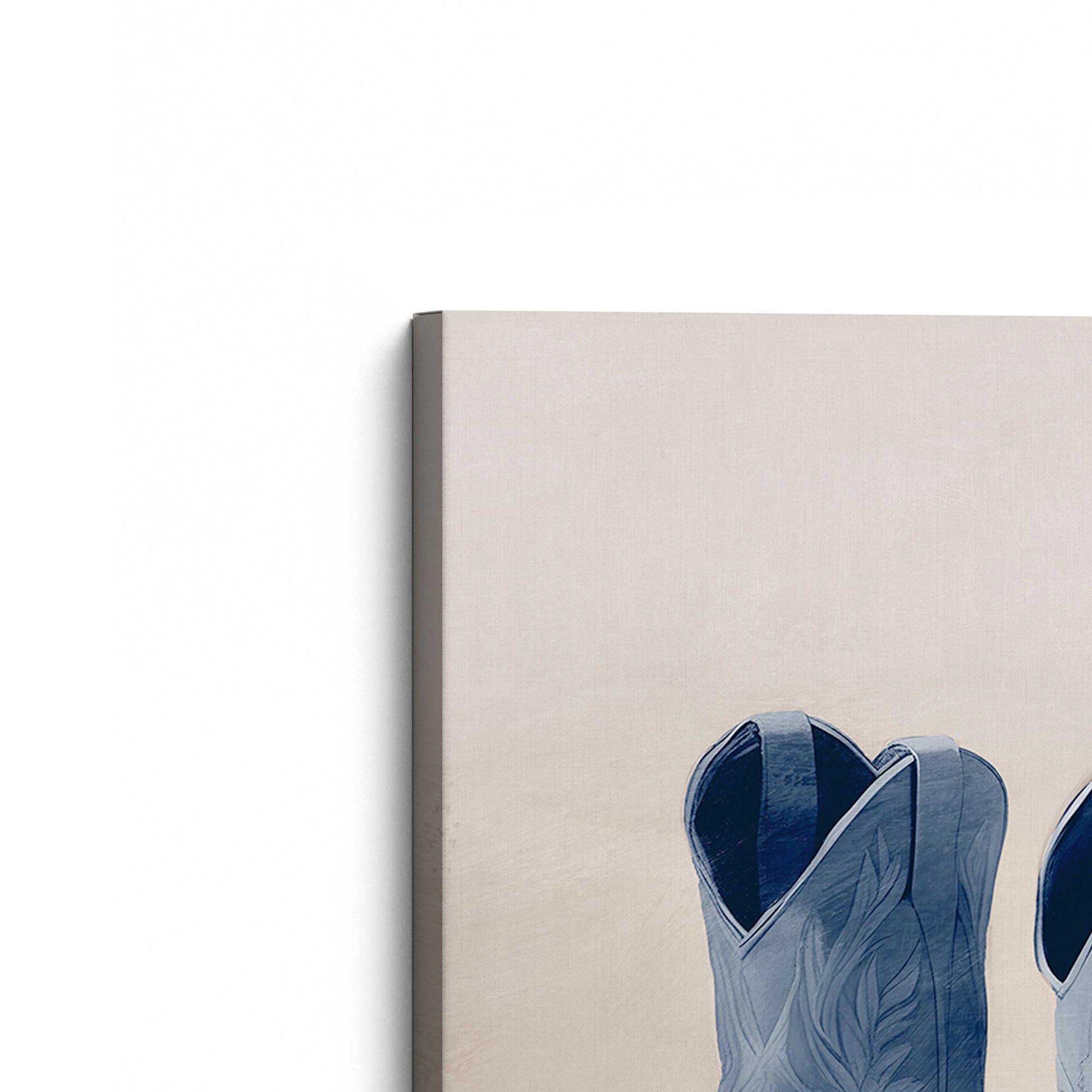 [Color:Stretched Canvas], Picture of the corner of the art