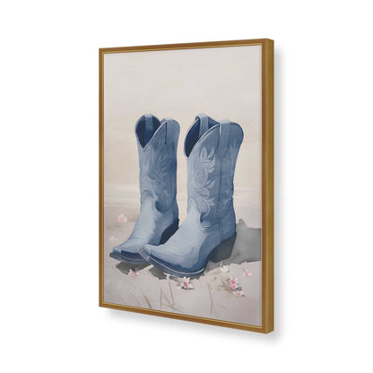 [Color:Polished Gold], Picture of art in a Polished Gold frame of the corner