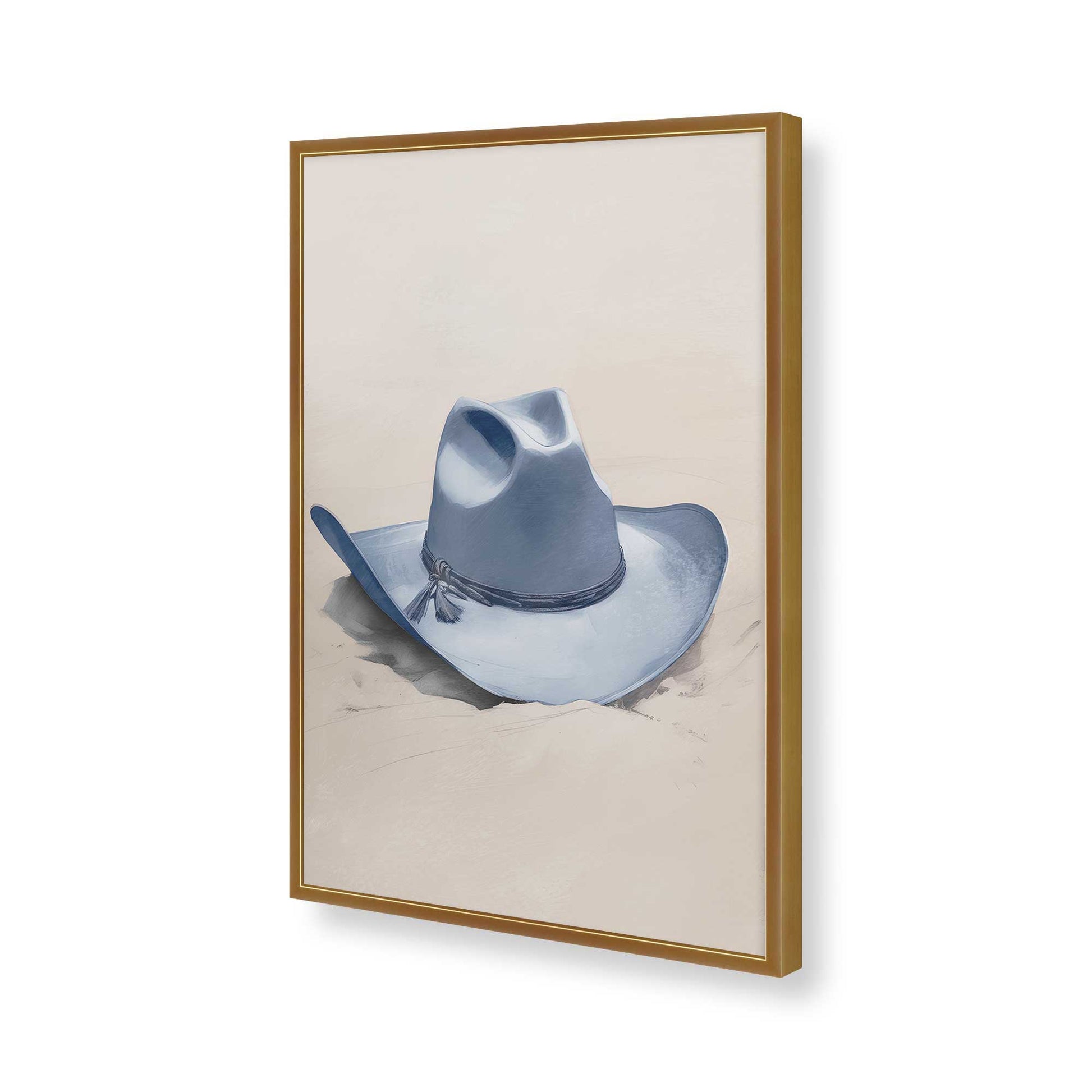 [Color:Polished Gold], Picture of art in a Polished Gold frame of the corner