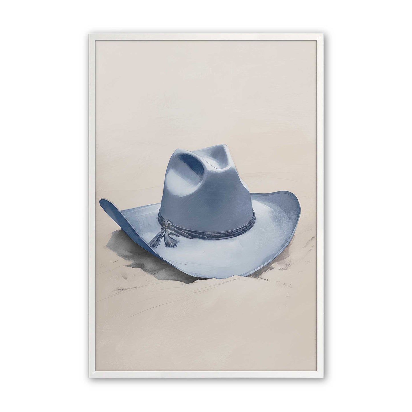 [Color:Opaque White], Picture of art in a Opaque White frame