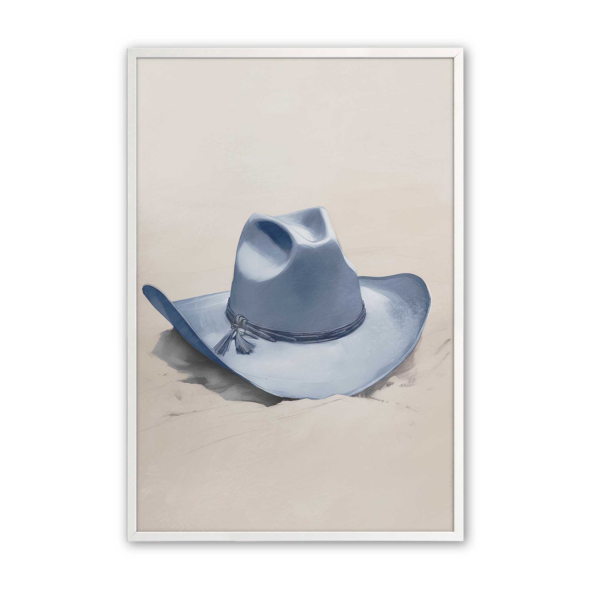 [Color:Opaque White], Picture of art in a Opaque White frame