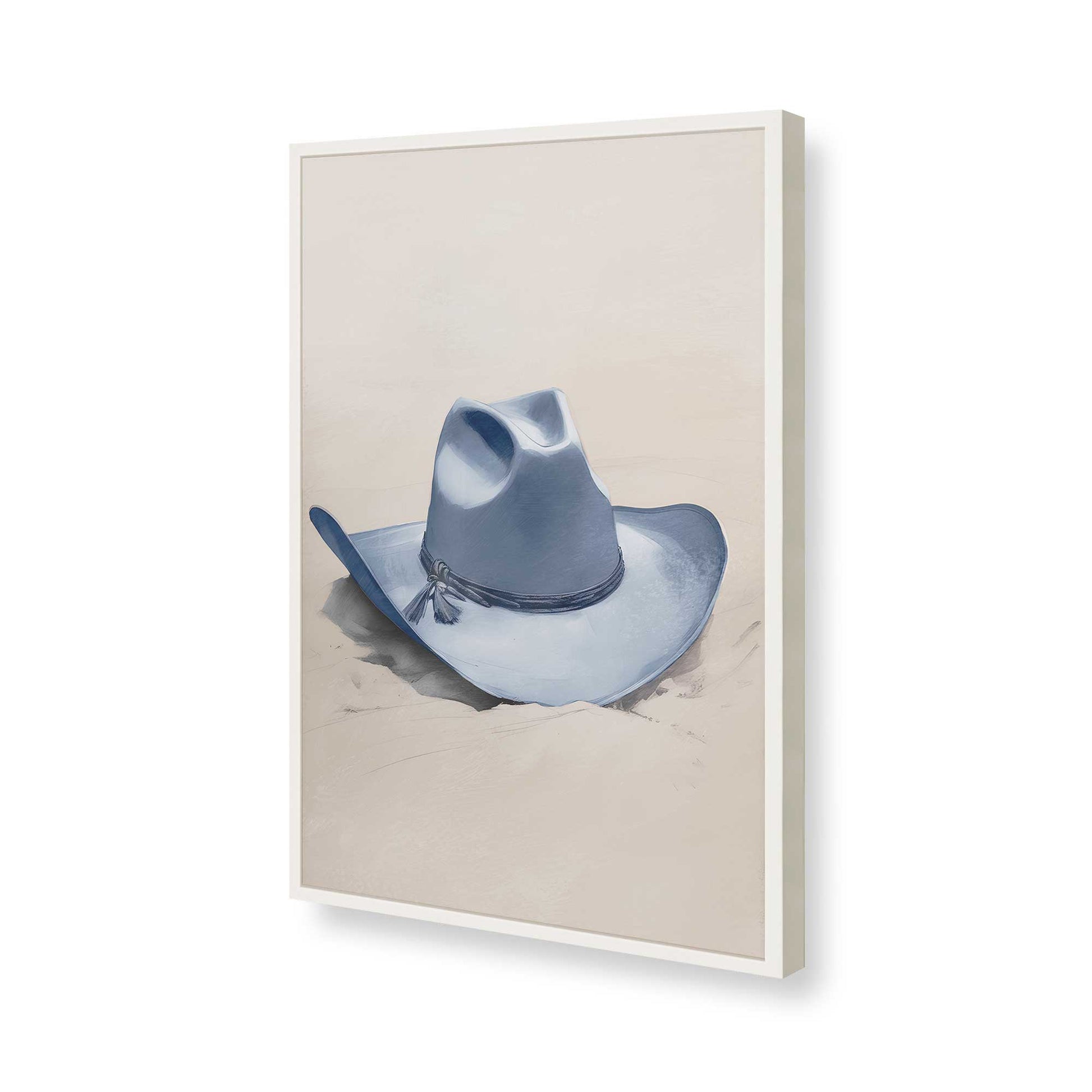 [Color:Opaque White], Picture of art in a Opaque White frame of the corner