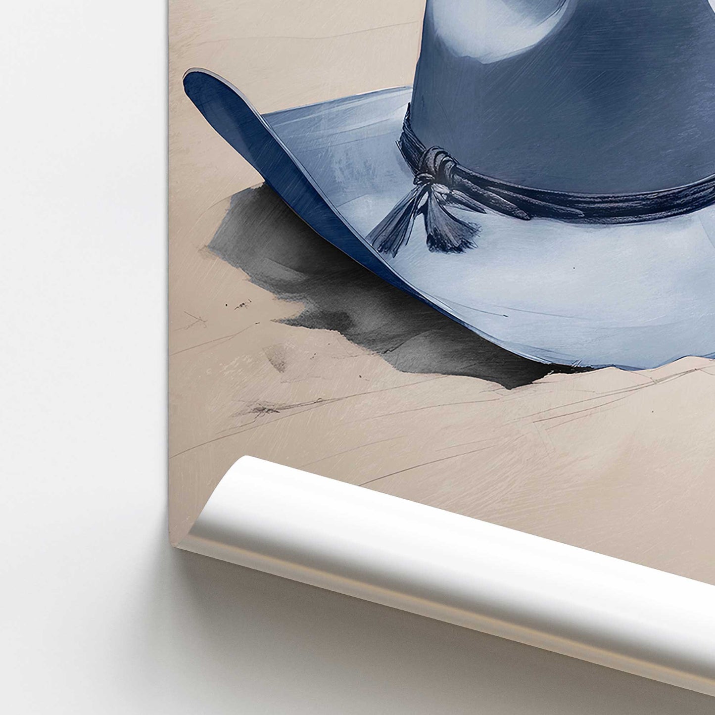 [color:Rolled Print], Picture of close up of art