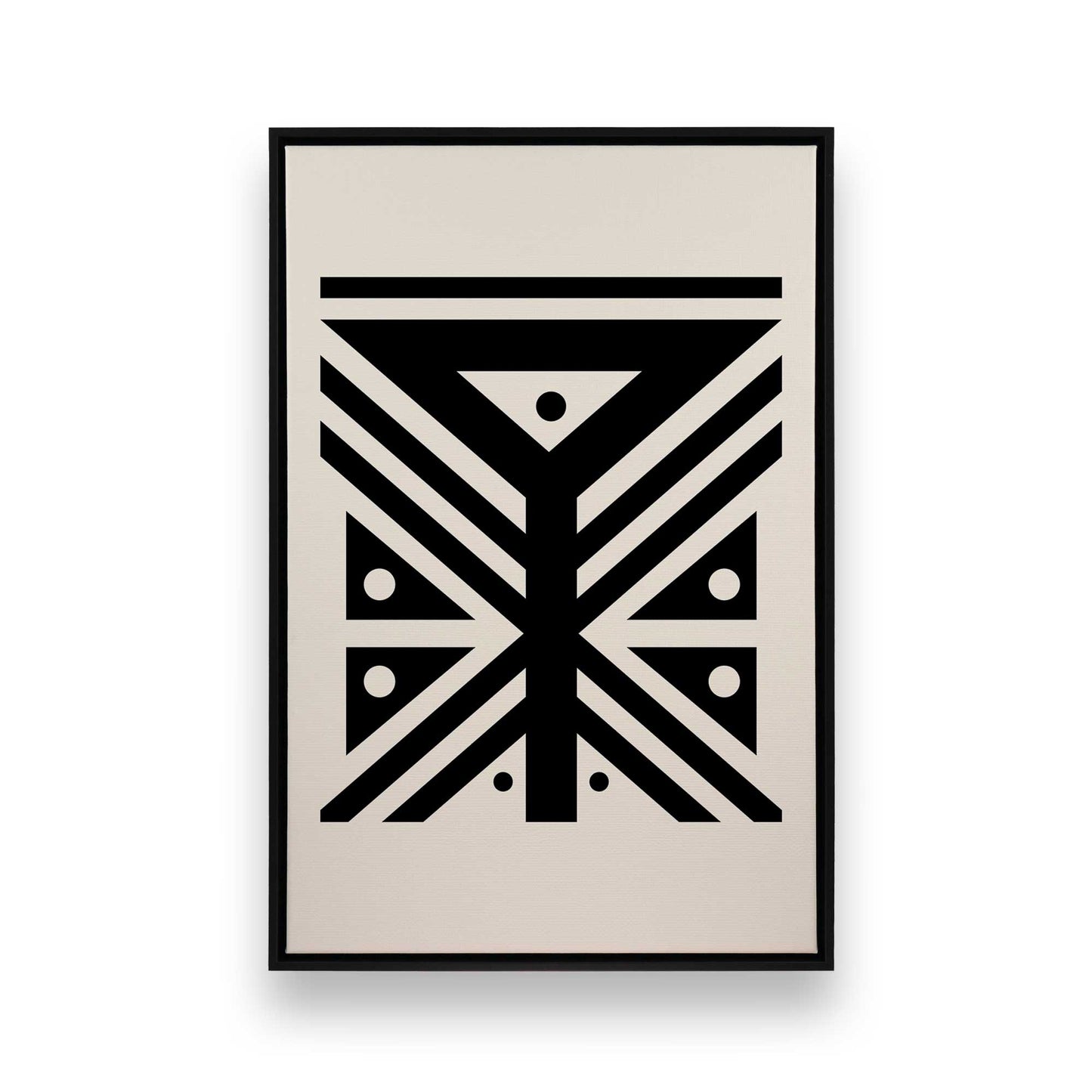 [Color:Satin Black], Picture of art in a Satin Black frame