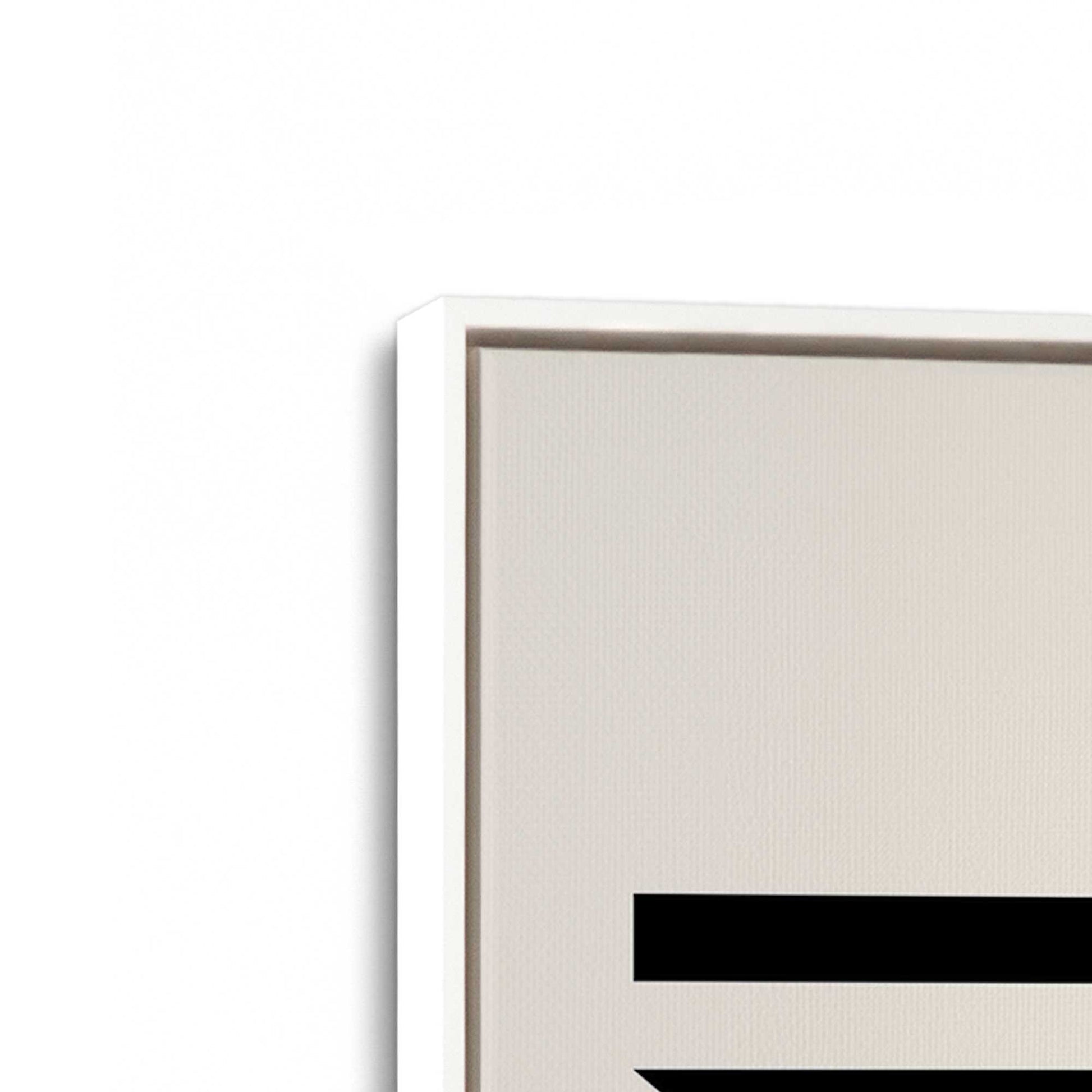 [Color:Opaque White], Picture of art in a White frame at an angle