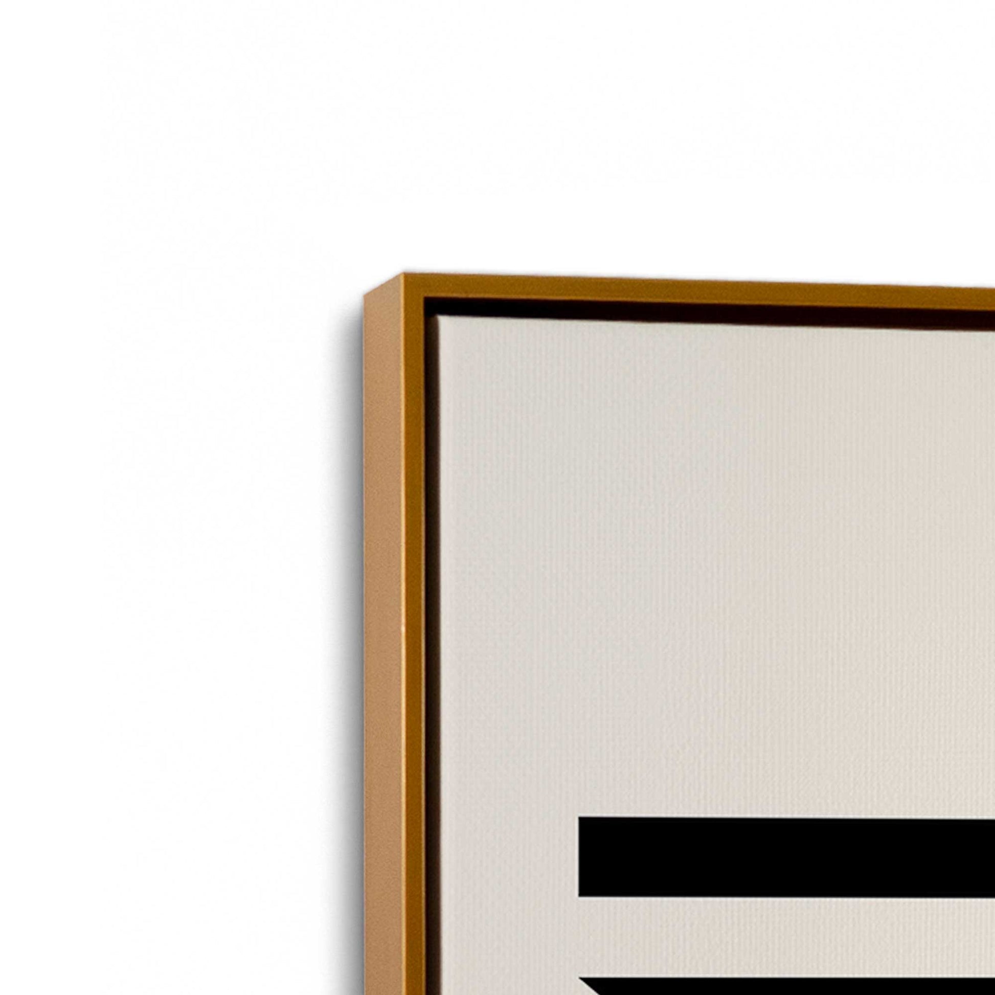 [Color:Polished Gold], Picture of art in a Polished Gold frame at an angle