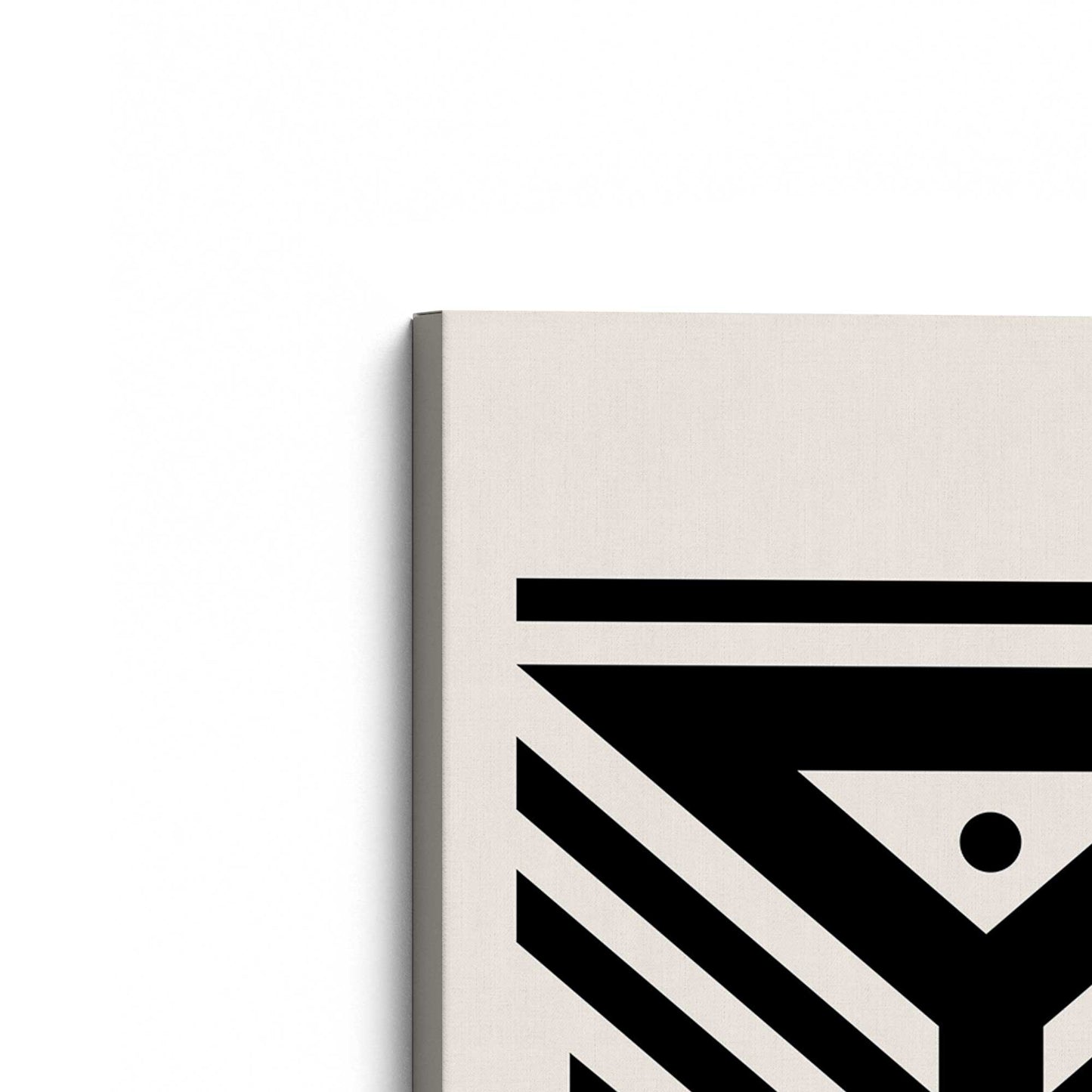 [Color:Stretched Canvas], Picture of the corner of the art