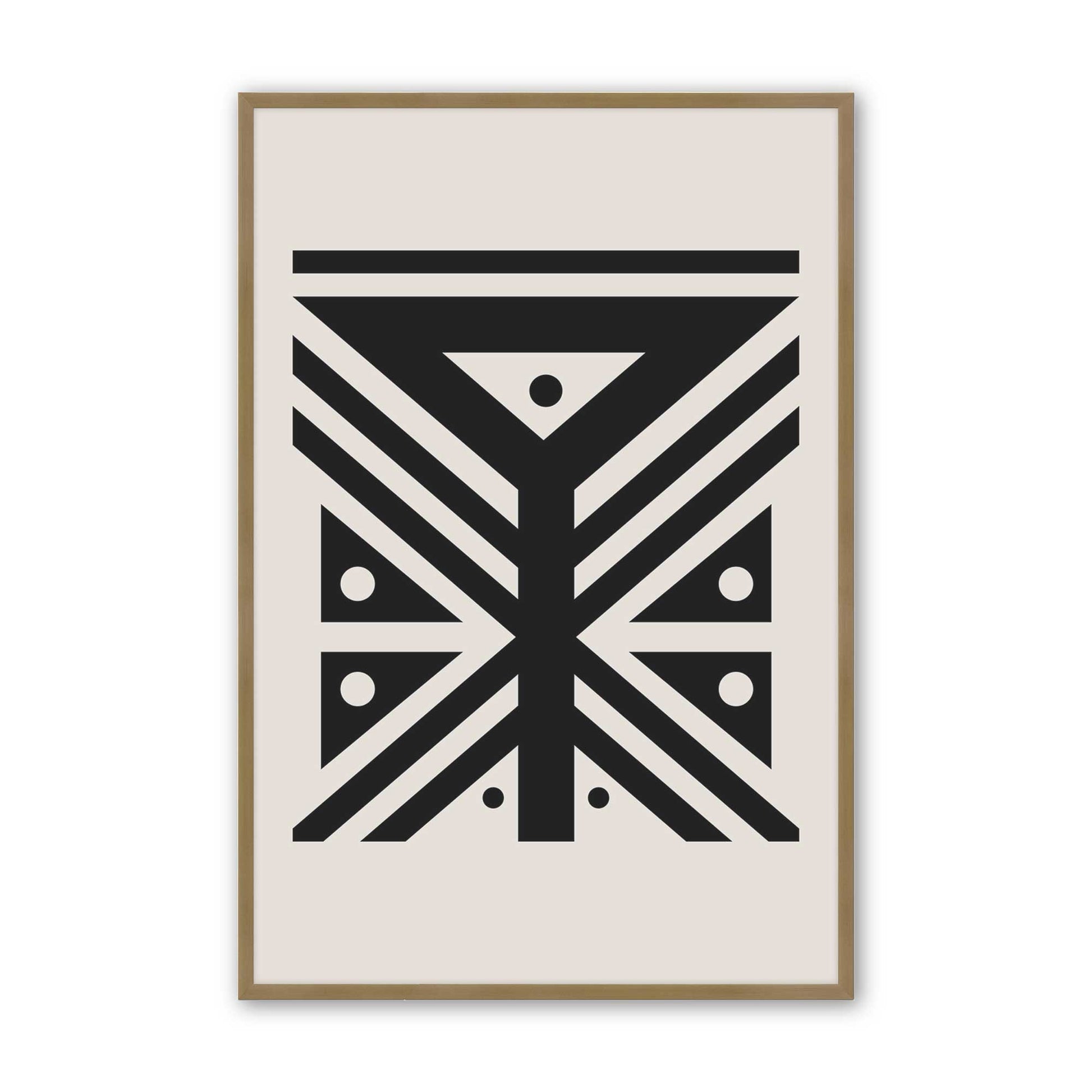 [Color:Brushed Gold], Picture of art in a Brushed Gold frame