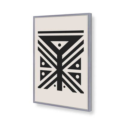 [Color:Polished Chrome], Picture of art in a Polished Chrome frame of the corner