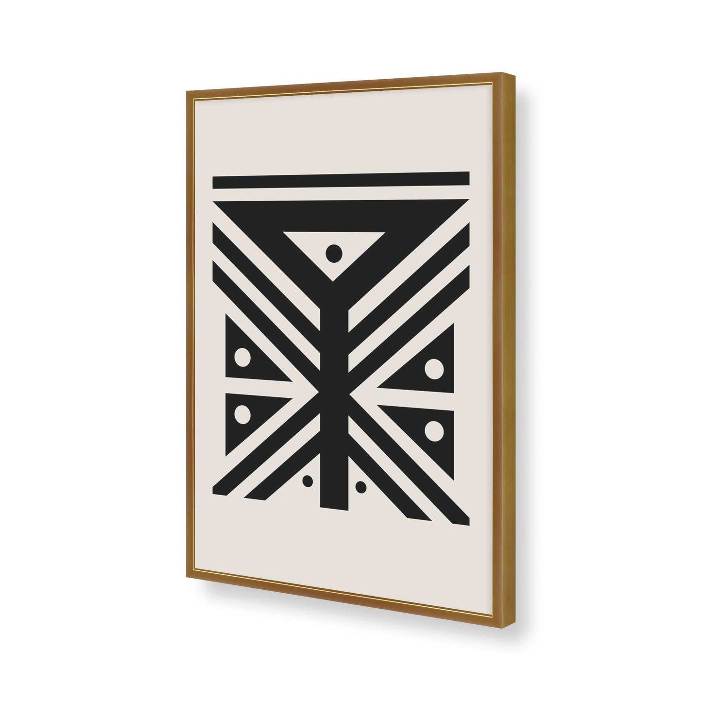 [Color:Polished Gold], Picture of art in a Polished Gold frame of the corner