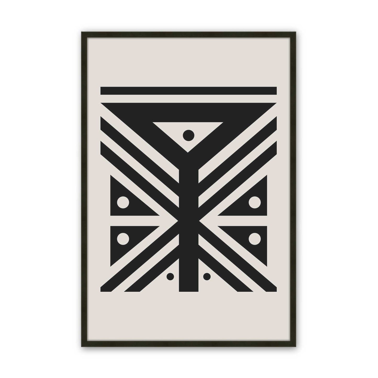 [Color:Satin Black], Picture of art in a Satin Black frame