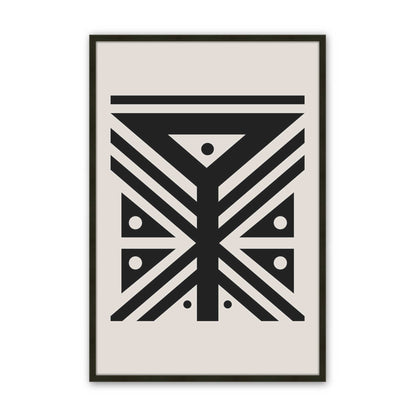 [Color:Satin Black], Picture of art in a Satin Black frame