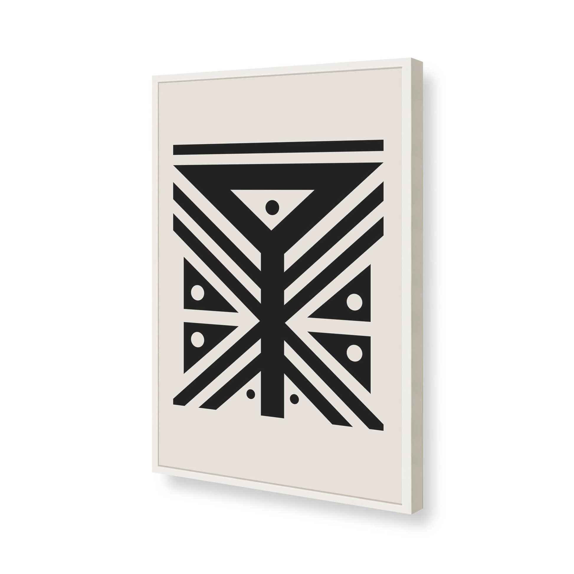 [Color:Opaque White], Picture of art in a Opaque White frame of the corner